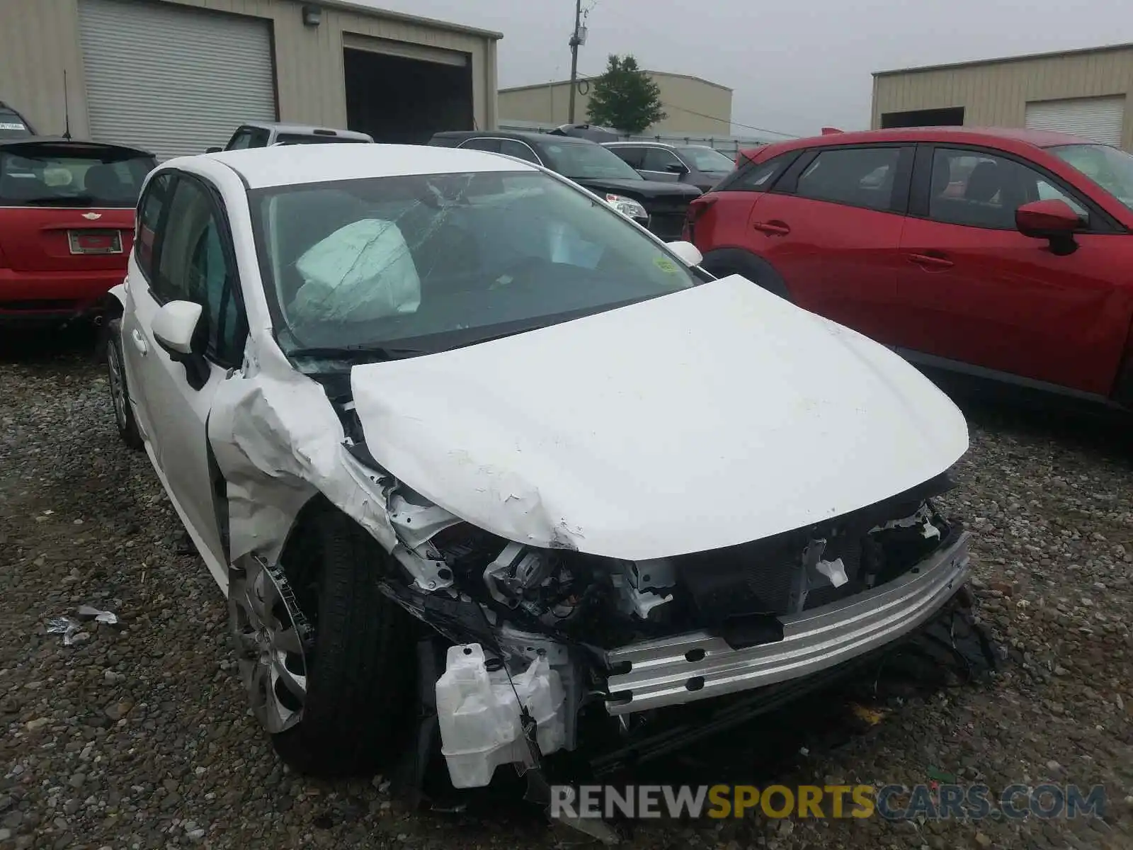 1 Photograph of a damaged car 5YFEPRAE8LP070579 TOYOTA COROLLA 2020