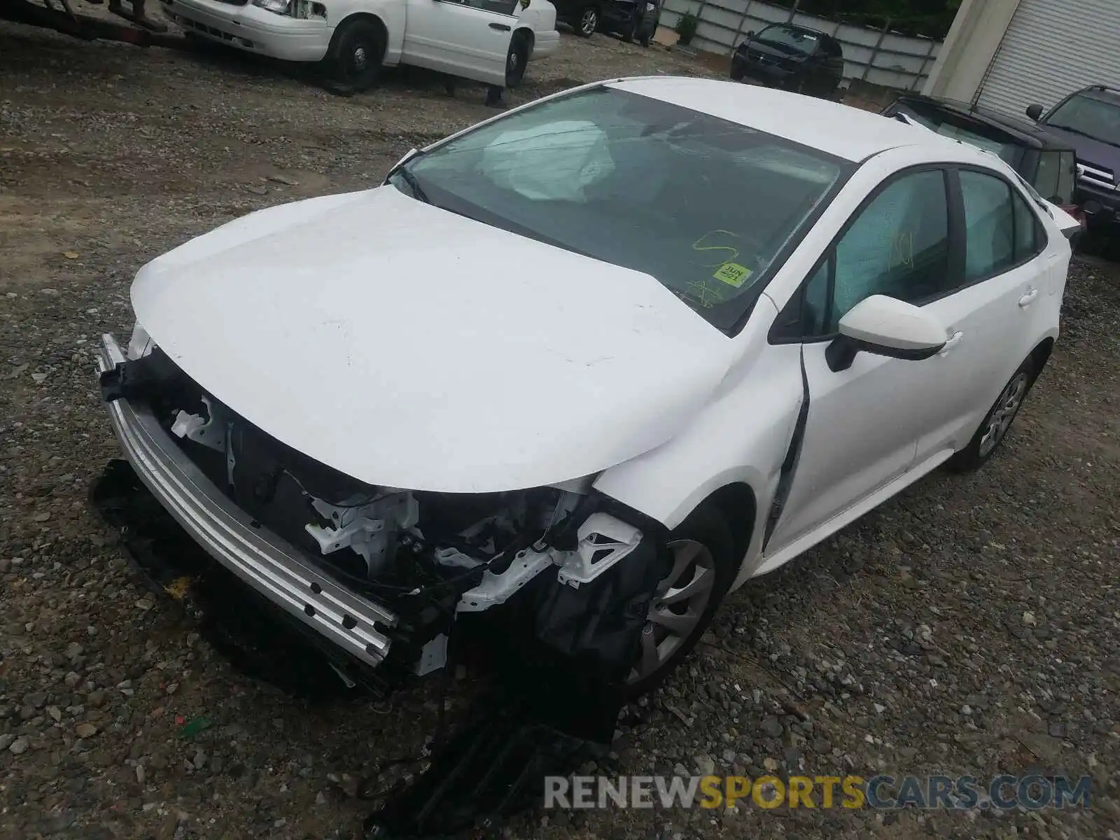 2 Фотография поврежденного автомобиля 5YFEPRAE8LP070579 TOYOTA COROLLA 2020