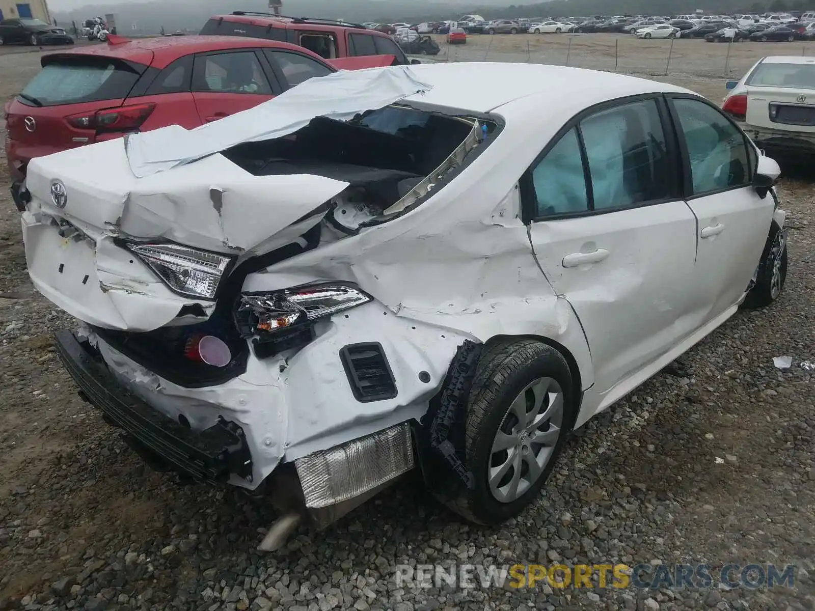 4 Фотография поврежденного автомобиля 5YFEPRAE8LP070579 TOYOTA COROLLA 2020