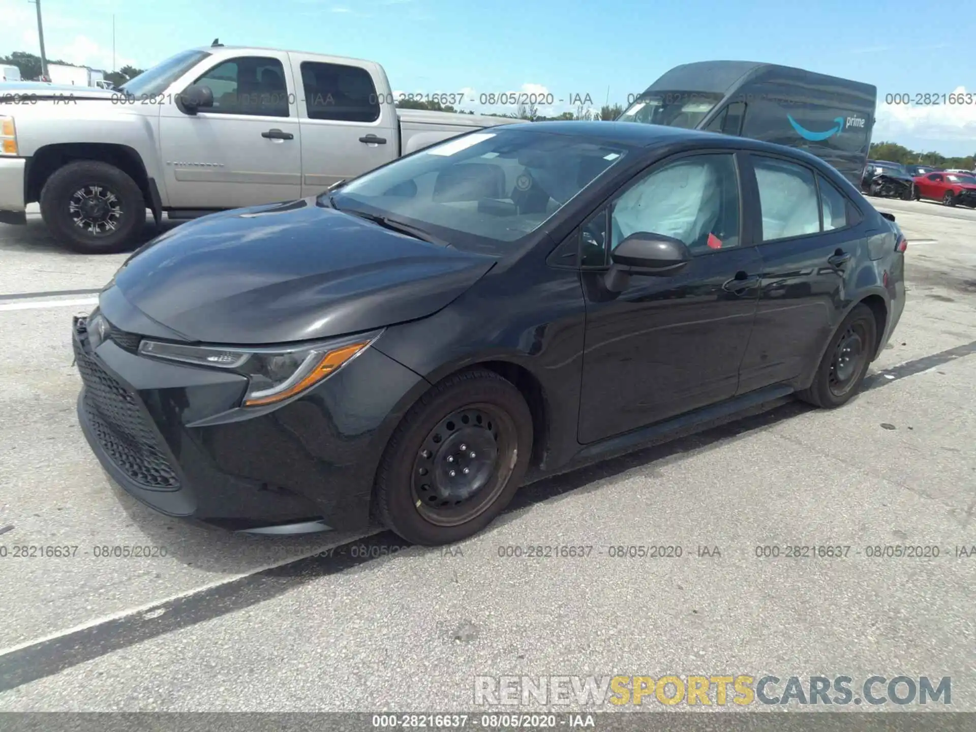 2 Photograph of a damaged car 5YFEPRAE8LP070873 TOYOTA COROLLA 2020