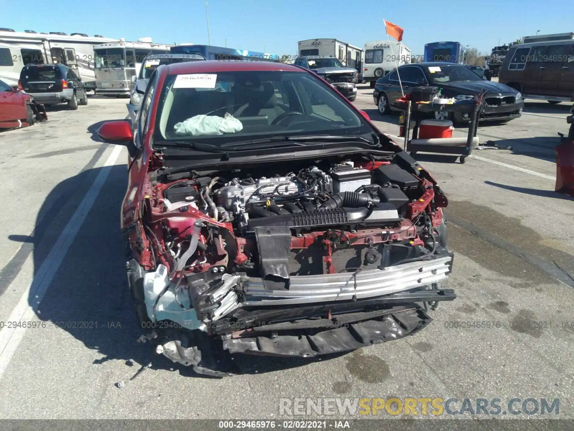 6 Photograph of a damaged car 5YFEPRAE8LP071859 TOYOTA COROLLA 2020