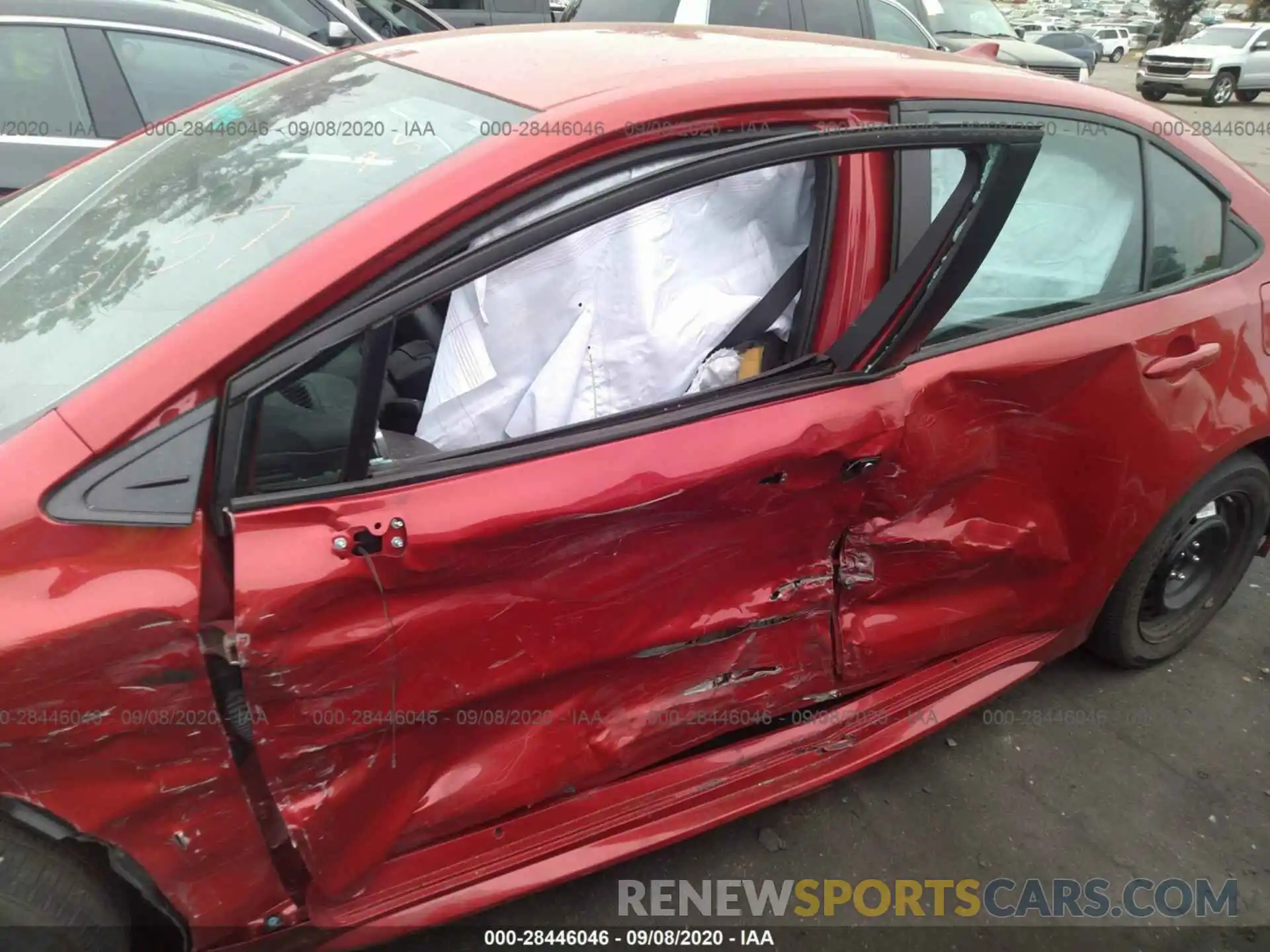 6 Photograph of a damaged car 5YFEPRAE8LP073157 TOYOTA COROLLA 2020