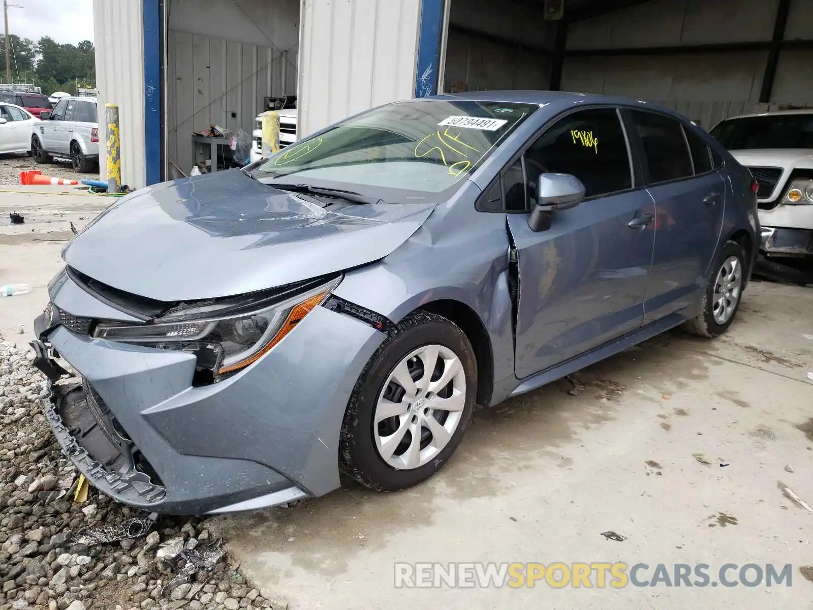 2 Photograph of a damaged car 5YFEPRAE8LP073448 TOYOTA COROLLA 2020