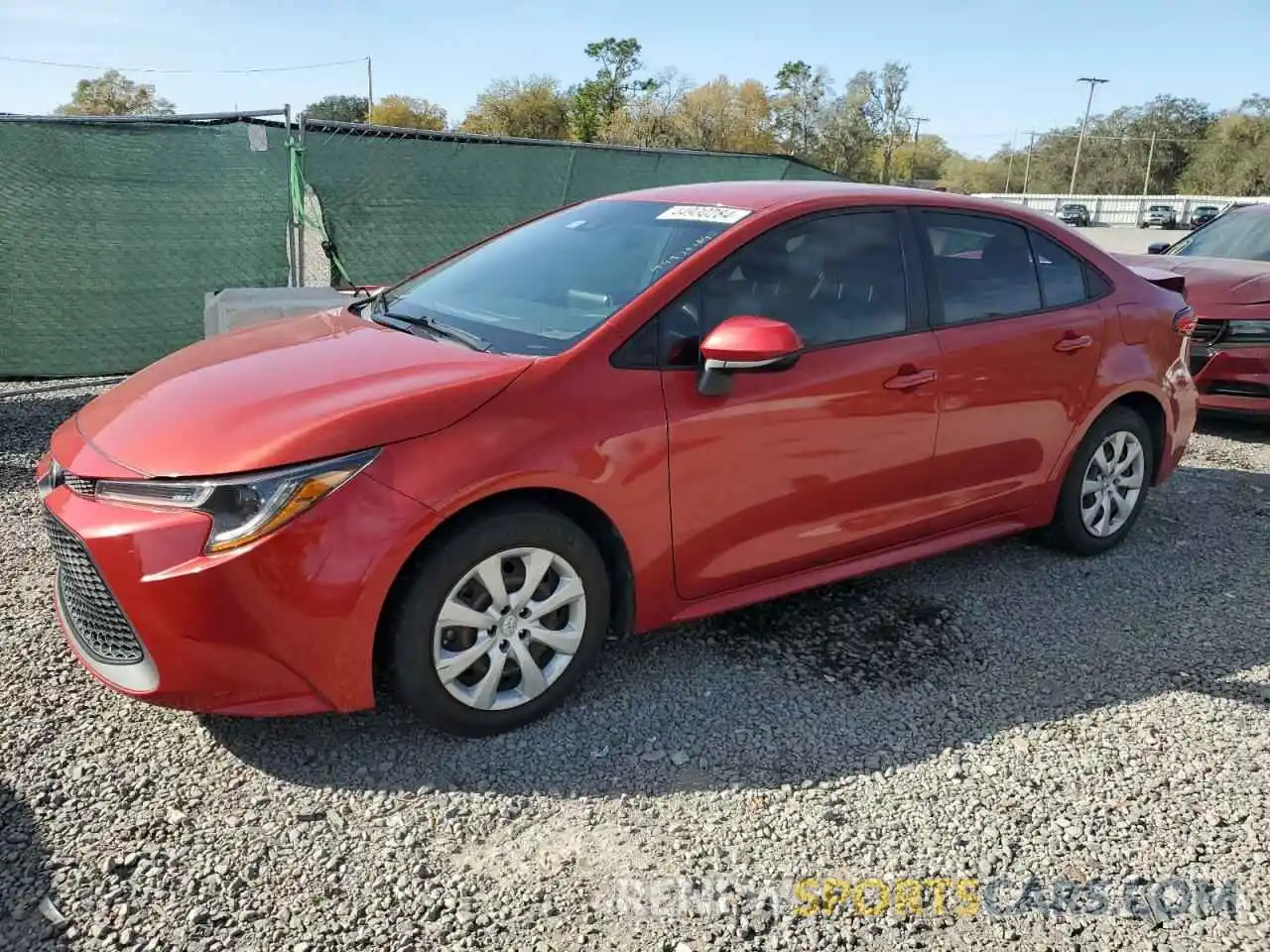 1 Photograph of a damaged car 5YFEPRAE8LP074048 TOYOTA COROLLA 2020