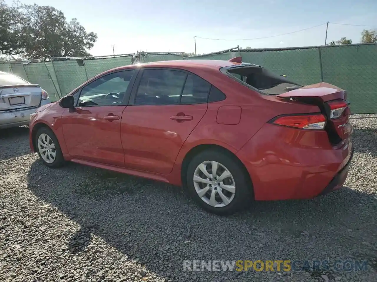 2 Photograph of a damaged car 5YFEPRAE8LP074048 TOYOTA COROLLA 2020