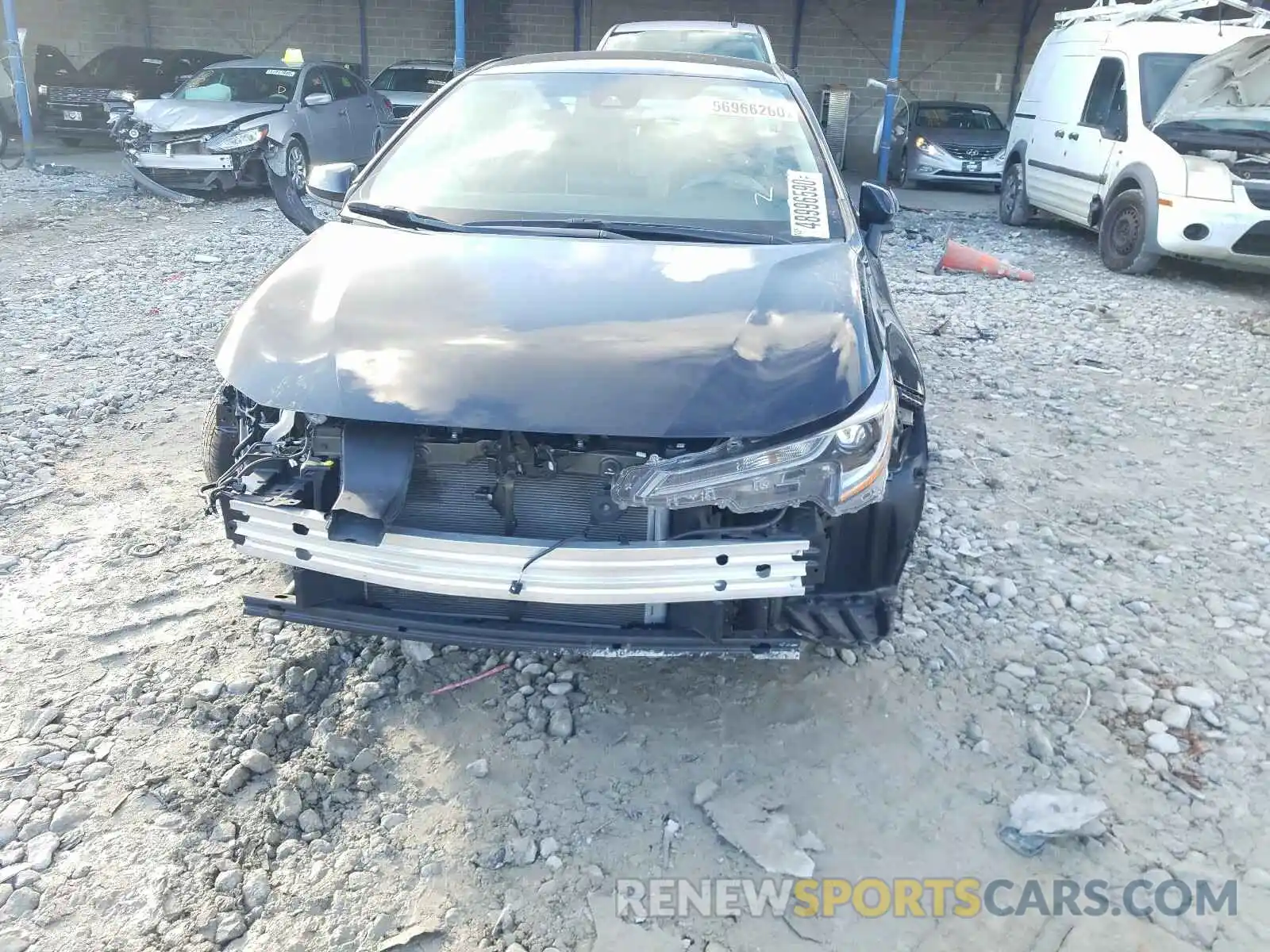 9 Photograph of a damaged car 5YFEPRAE8LP075216 TOYOTA COROLLA 2020