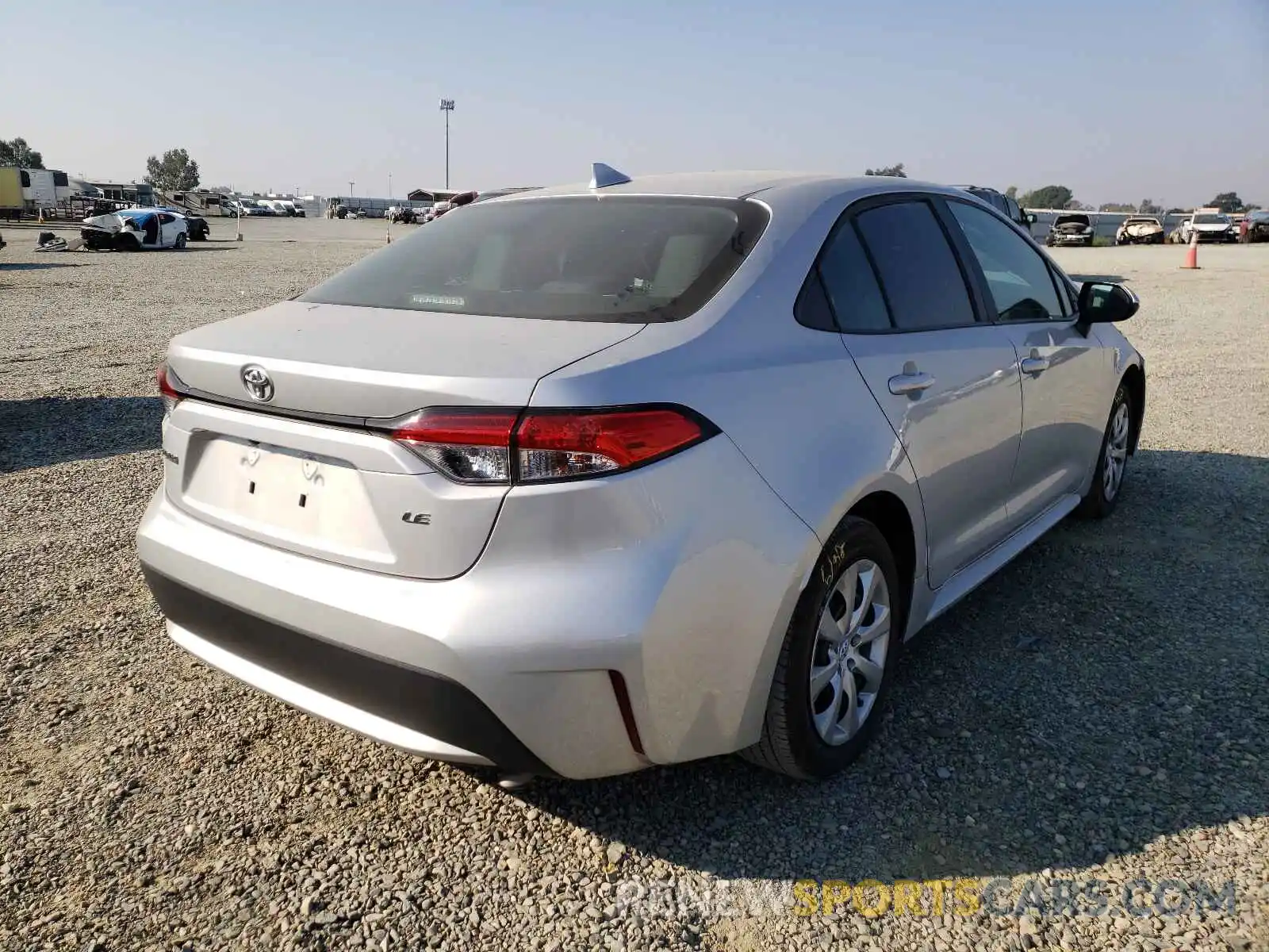 4 Photograph of a damaged car 5YFEPRAE8LP075698 TOYOTA COROLLA 2020