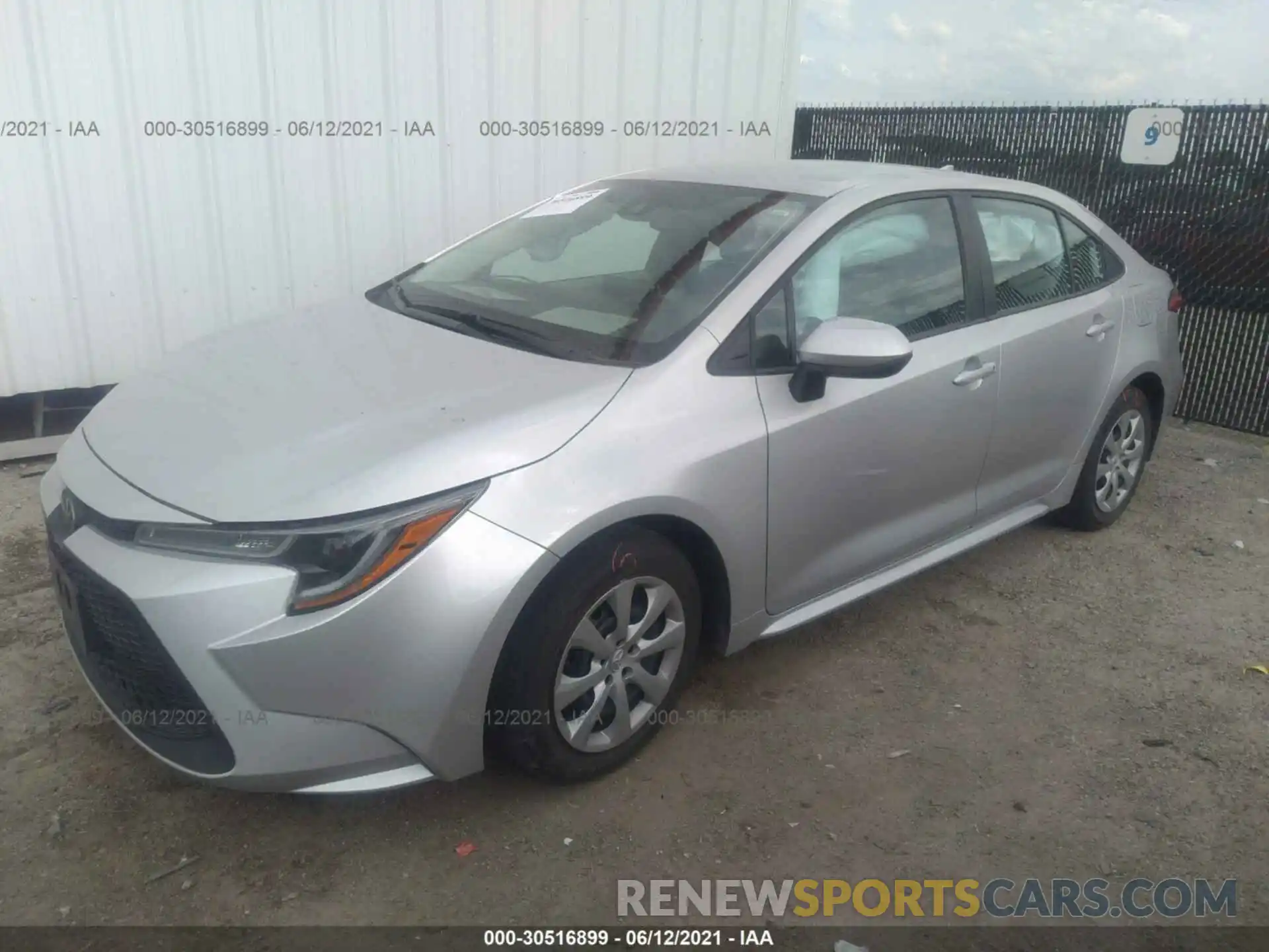 2 Photograph of a damaged car 5YFEPRAE8LP076267 TOYOTA COROLLA 2020