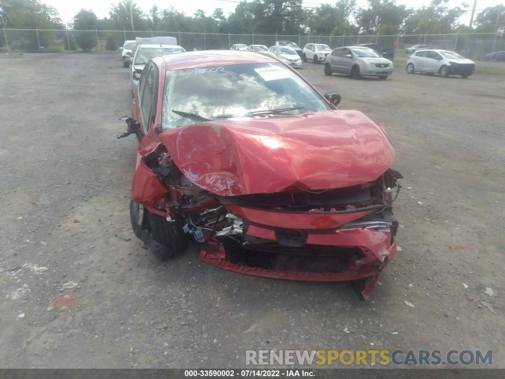 6 Photograph of a damaged car 5YFEPRAE8LP077323 TOYOTA COROLLA 2020