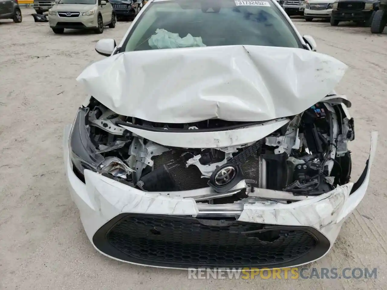 9 Photograph of a damaged car 5YFEPRAE8LP077869 TOYOTA COROLLA 2020