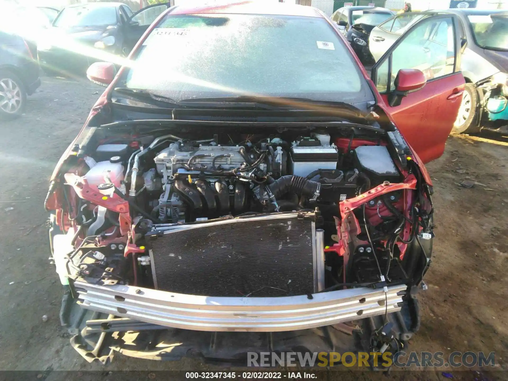 10 Photograph of a damaged car 5YFEPRAE8LP078553 TOYOTA COROLLA 2020