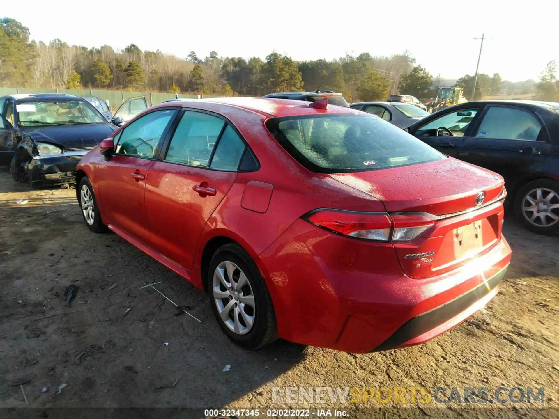 3 Photograph of a damaged car 5YFEPRAE8LP078553 TOYOTA COROLLA 2020