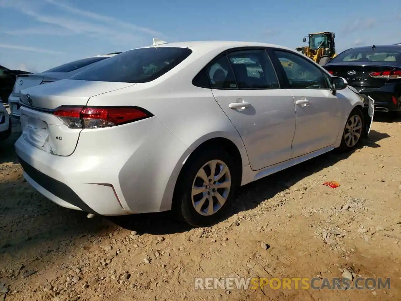 4 Photograph of a damaged car 5YFEPRAE8LP078794 TOYOTA COROLLA 2020