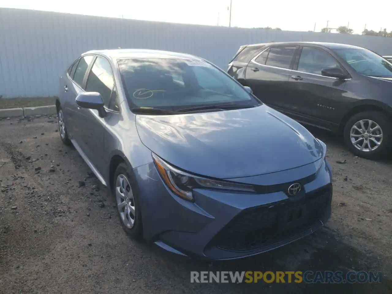 1 Photograph of a damaged car 5YFEPRAE8LP078858 TOYOTA COROLLA 2020