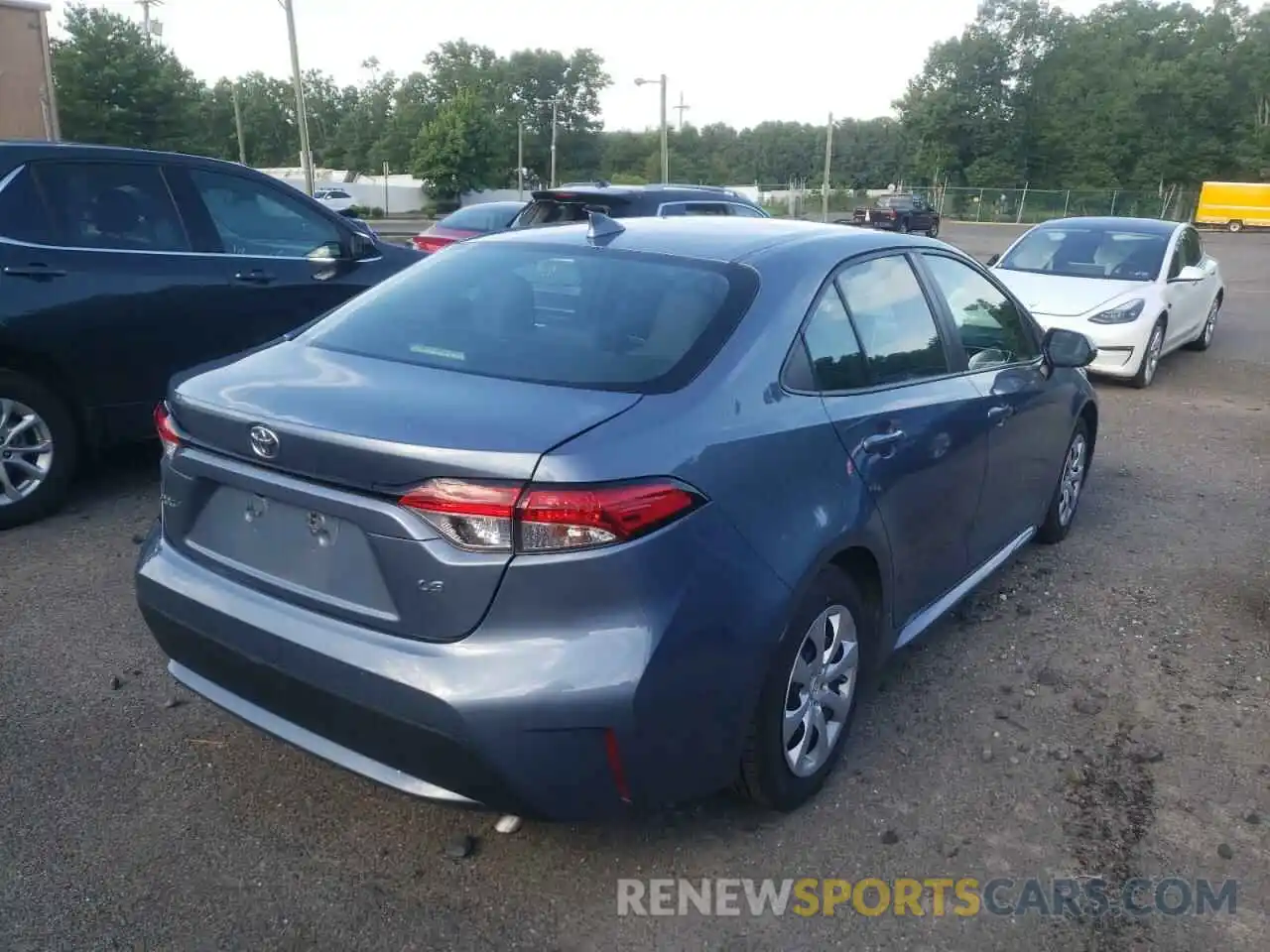 4 Photograph of a damaged car 5YFEPRAE8LP078858 TOYOTA COROLLA 2020