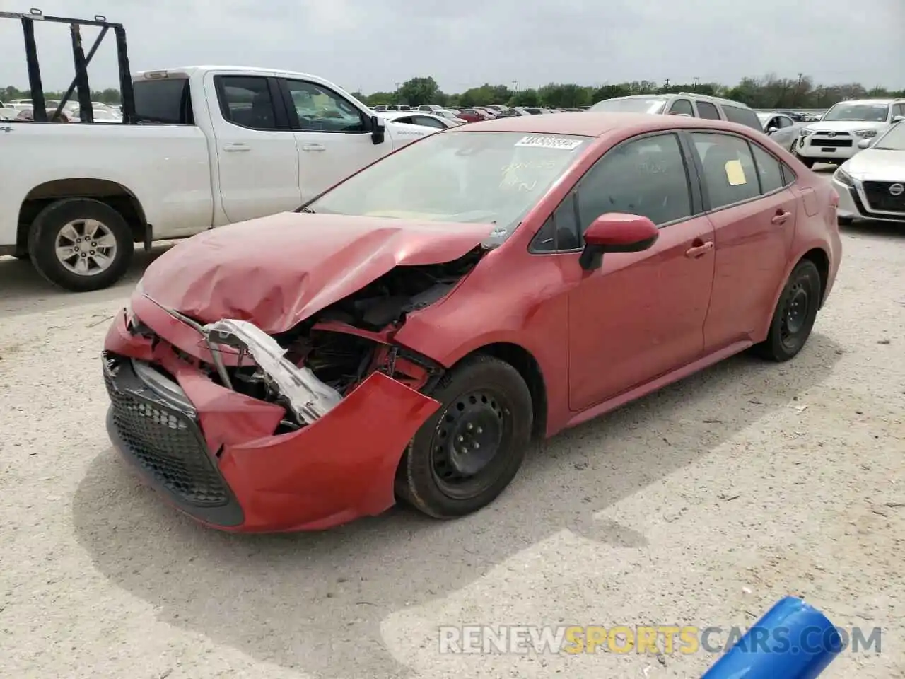 2 Photograph of a damaged car 5YFEPRAE8LP079265 TOYOTA COROLLA 2020