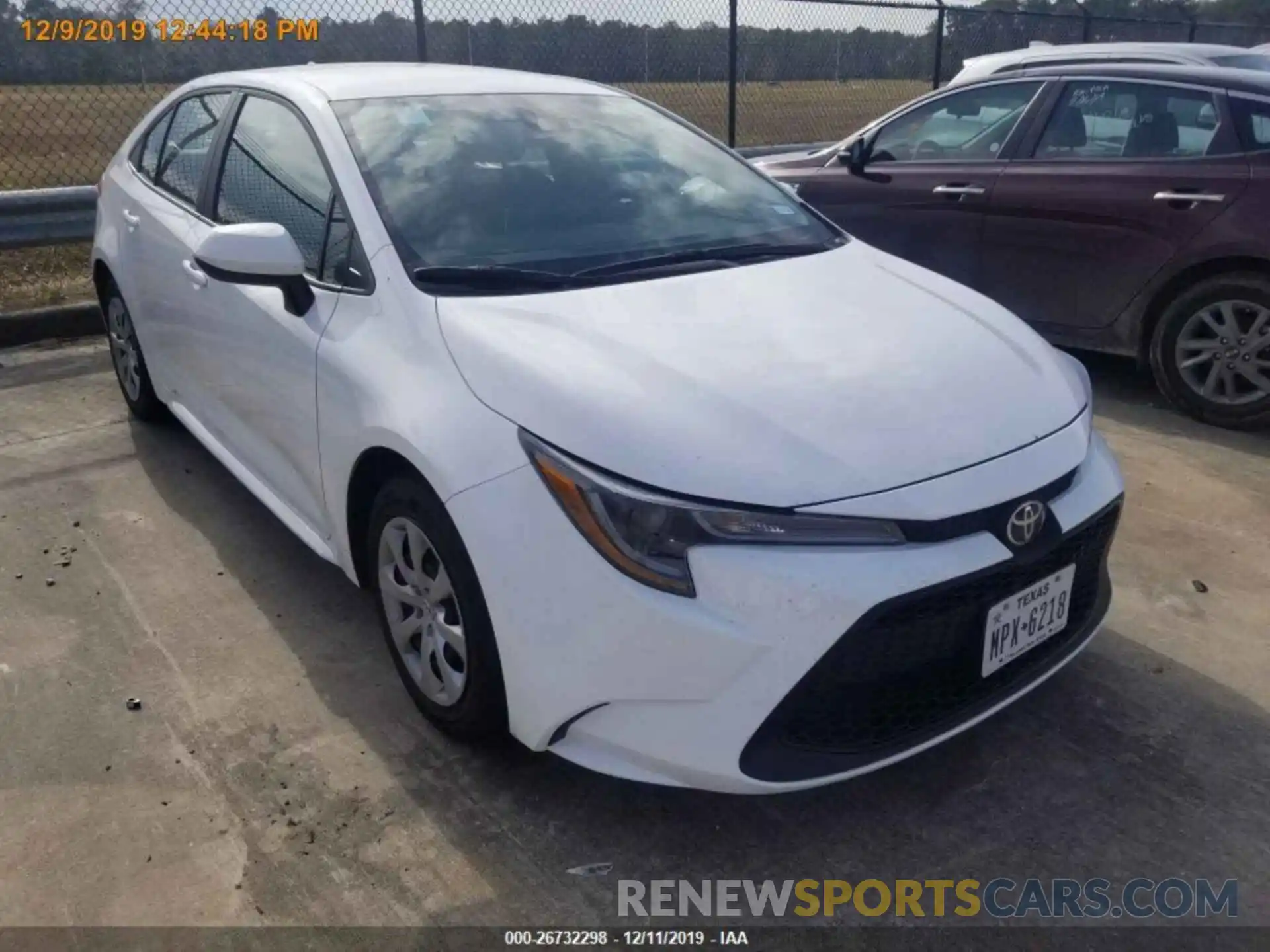 7 Photograph of a damaged car 5YFEPRAE8LP079833 TOYOTA COROLLA 2020