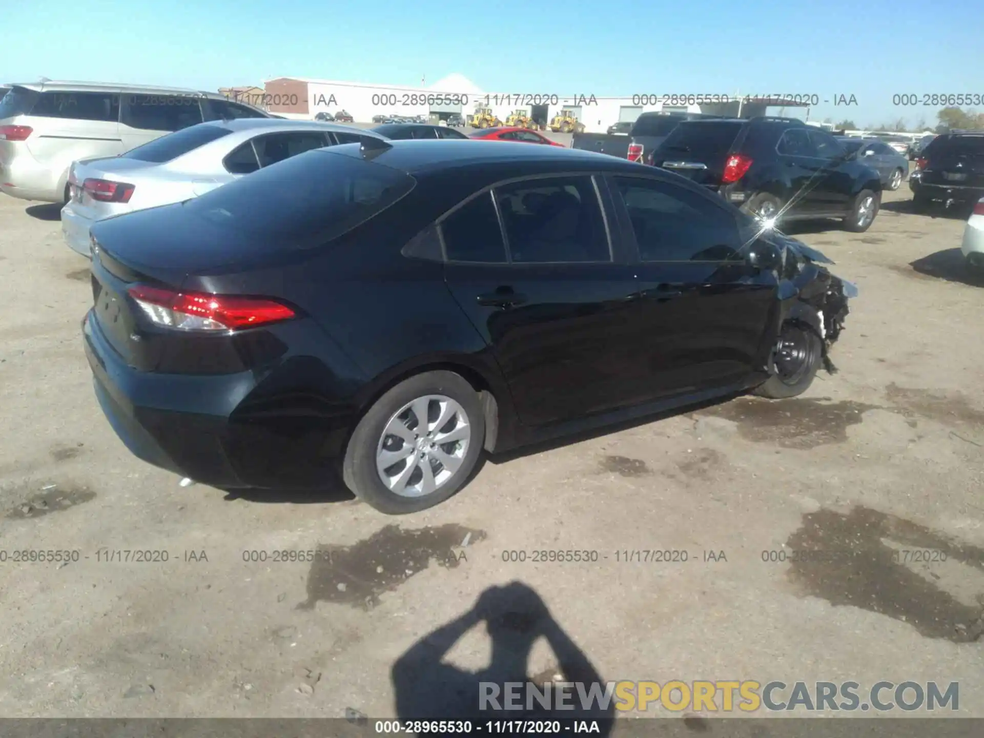 4 Photograph of a damaged car 5YFEPRAE8LP080254 TOYOTA COROLLA 2020