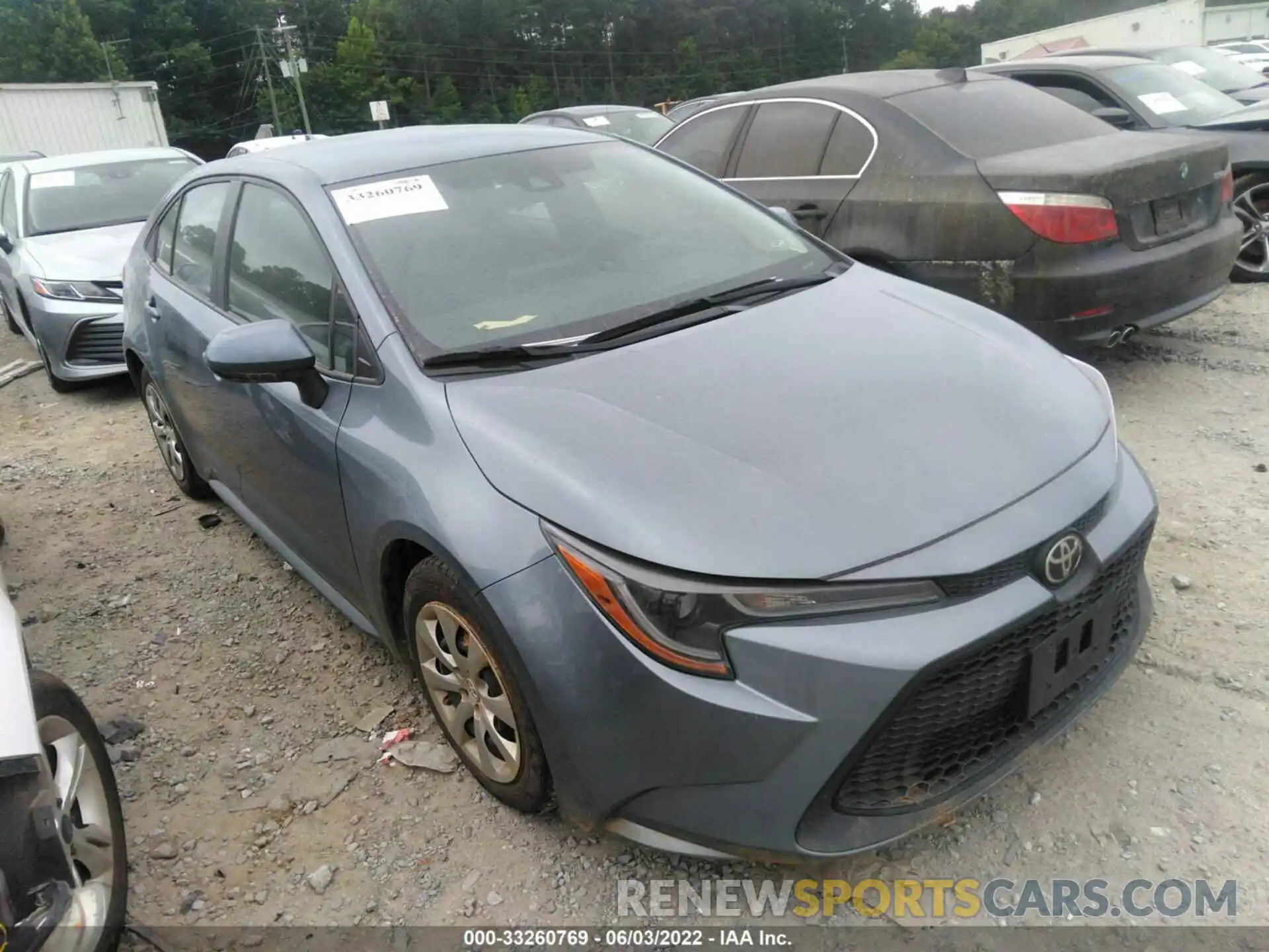 1 Photograph of a damaged car 5YFEPRAE8LP080349 TOYOTA COROLLA 2020