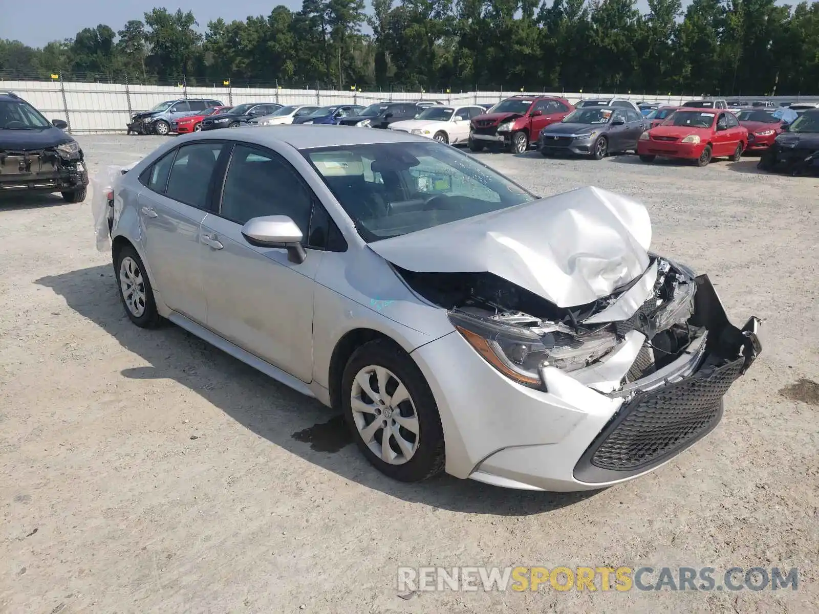 9 Photograph of a damaged car 5YFEPRAE8LP084420 TOYOTA COROLLA 2020