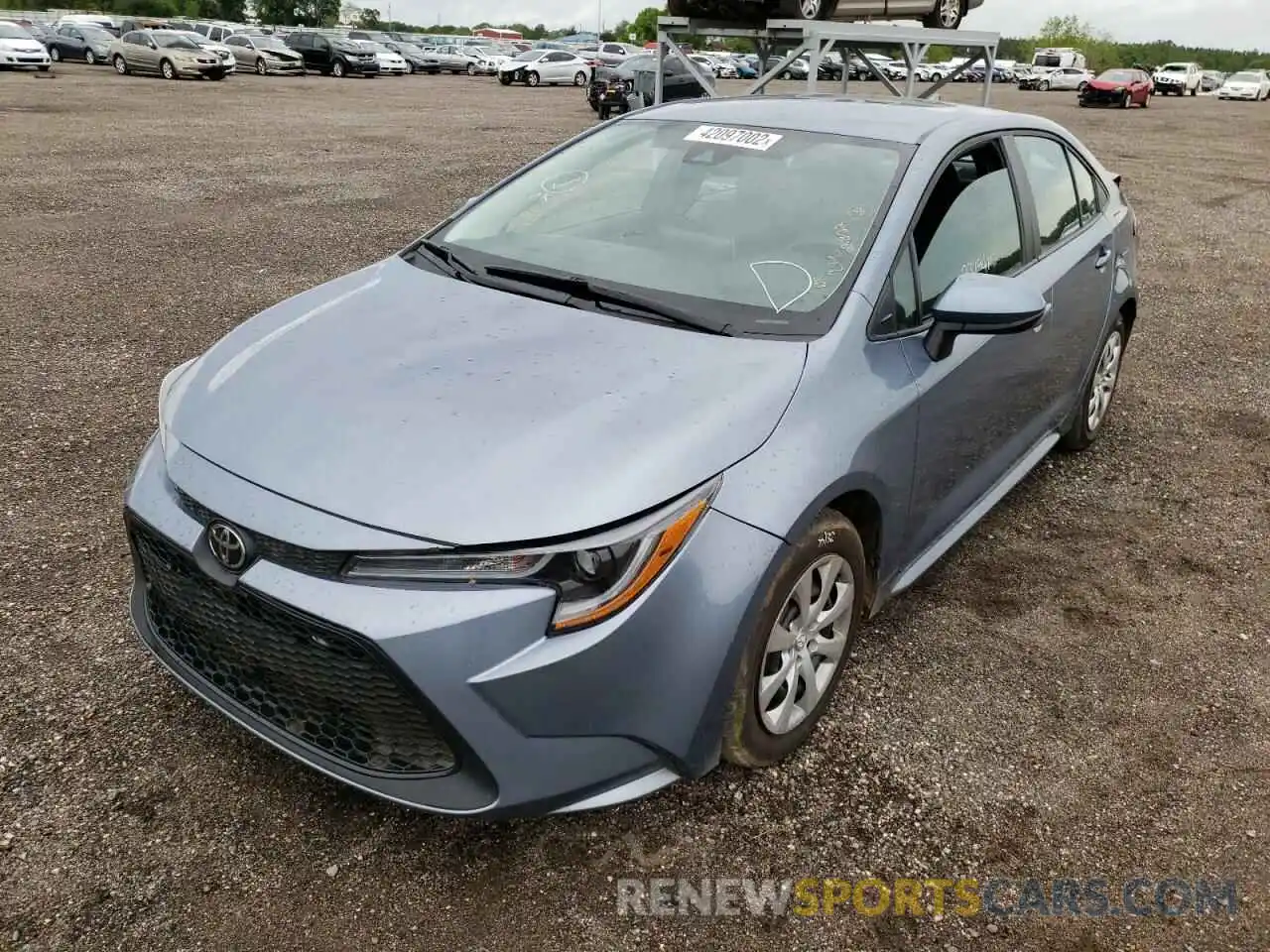 2 Photograph of a damaged car 5YFEPRAE8LP084563 TOYOTA COROLLA 2020