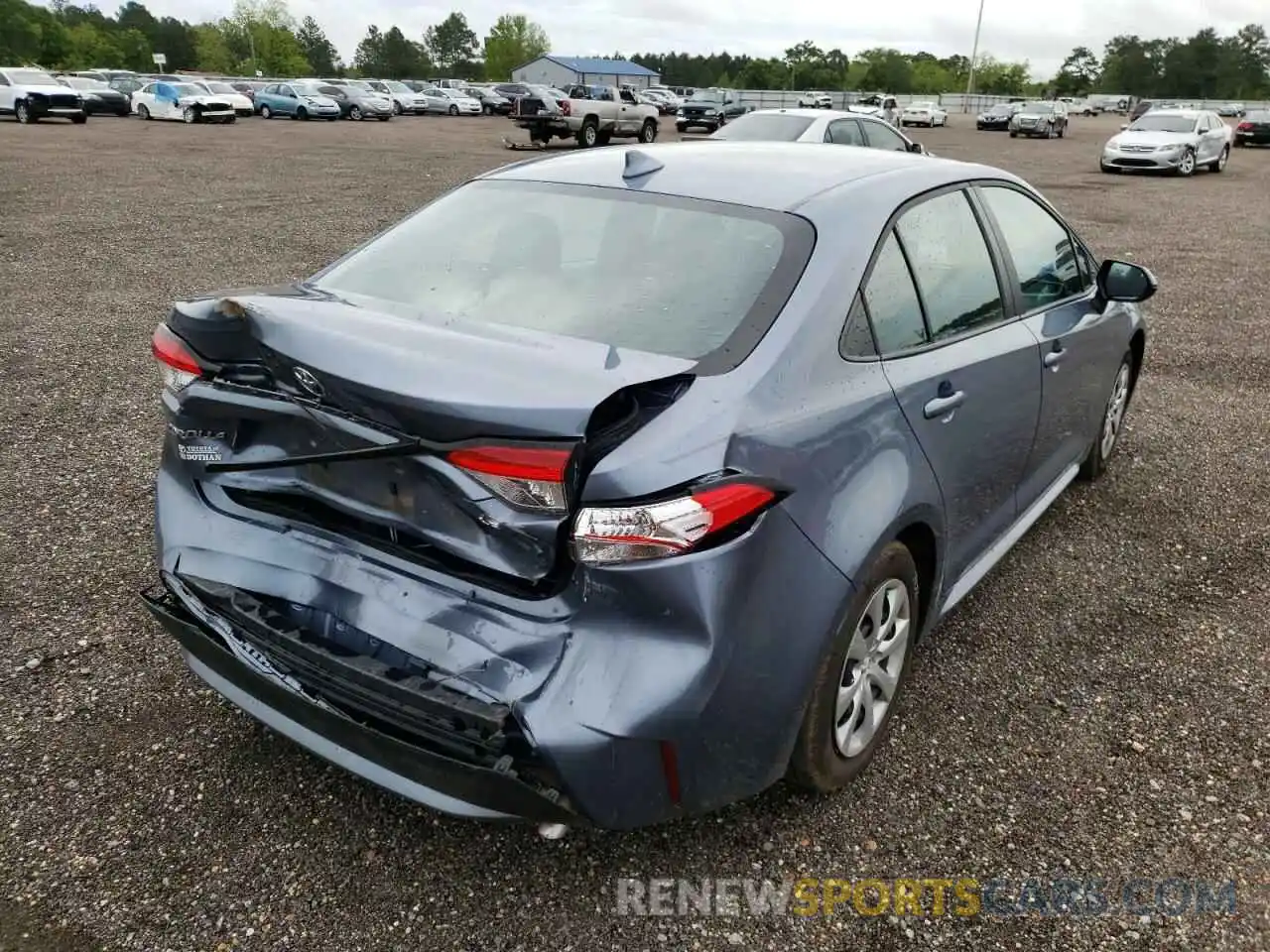 4 Photograph of a damaged car 5YFEPRAE8LP084563 TOYOTA COROLLA 2020