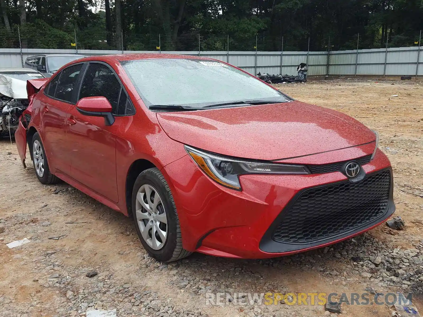 1 Photograph of a damaged car 5YFEPRAE8LP084644 TOYOTA COROLLA 2020