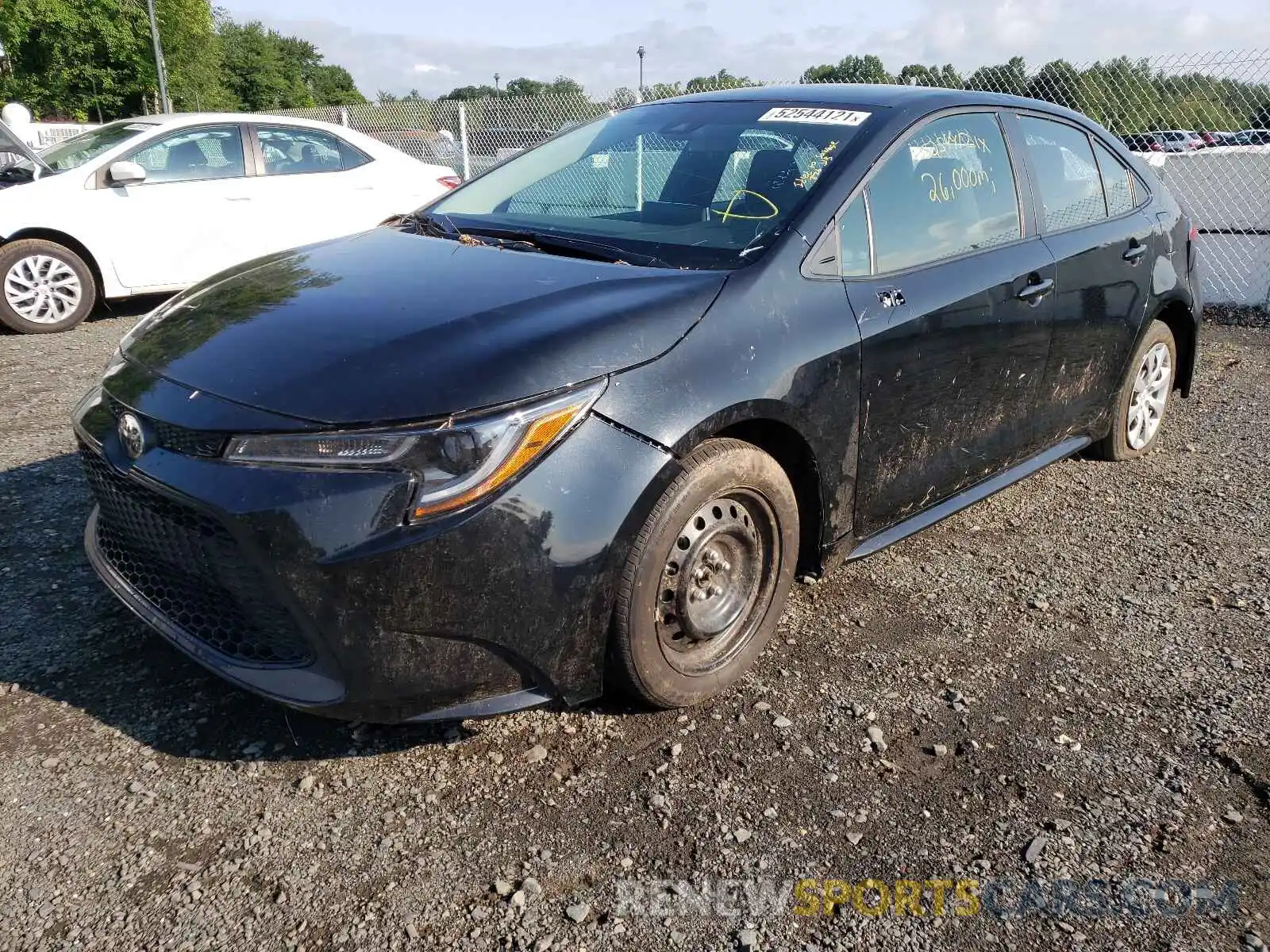 2 Photograph of a damaged car 5YFEPRAE8LP084854 TOYOTA COROLLA 2020