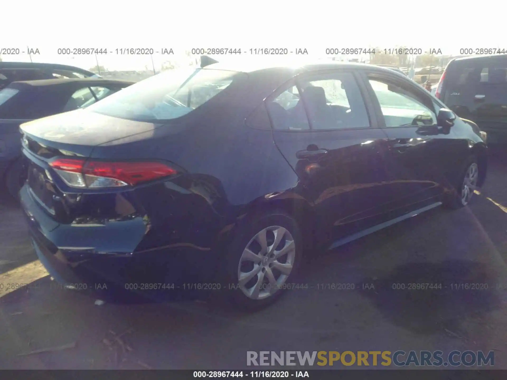 4 Photograph of a damaged car 5YFEPRAE8LP085955 TOYOTA COROLLA 2020