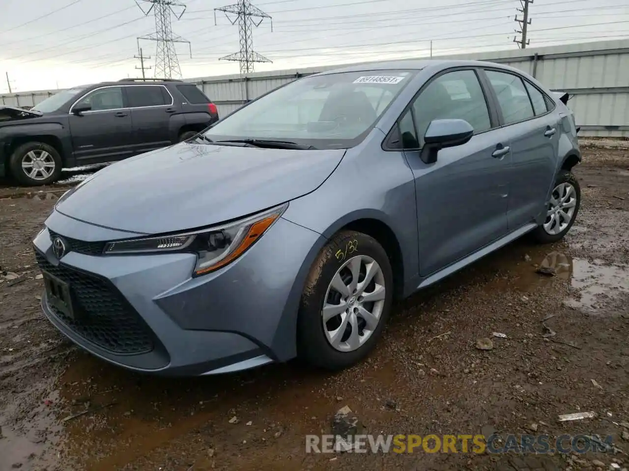 2 Photograph of a damaged car 5YFEPRAE8LP086345 TOYOTA COROLLA 2020