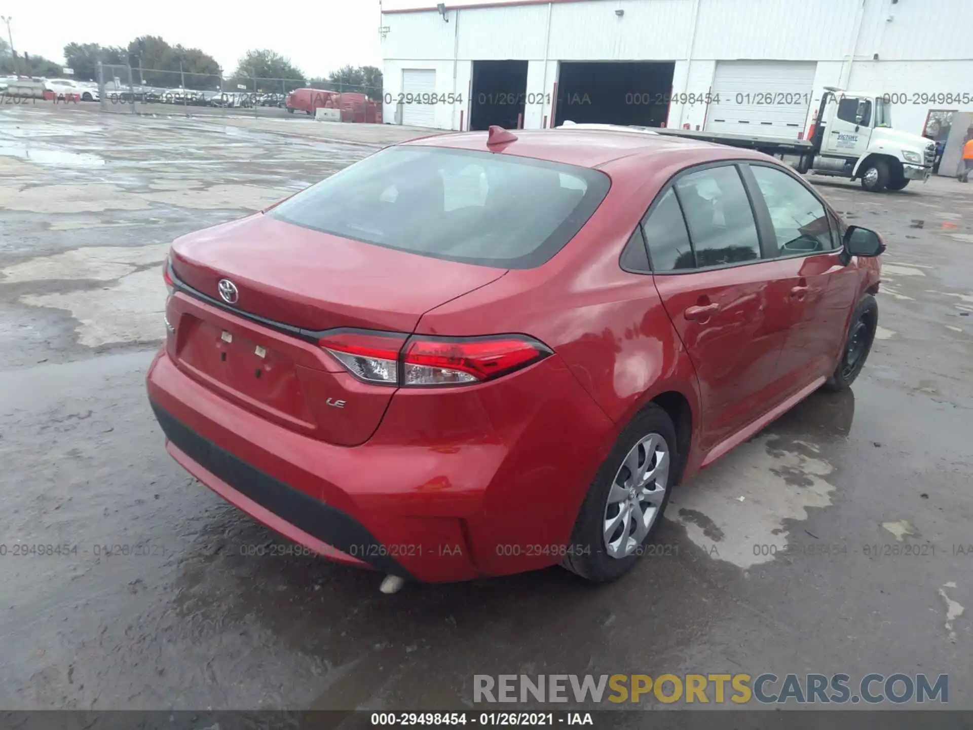 4 Photograph of a damaged car 5YFEPRAE8LP086684 TOYOTA COROLLA 2020