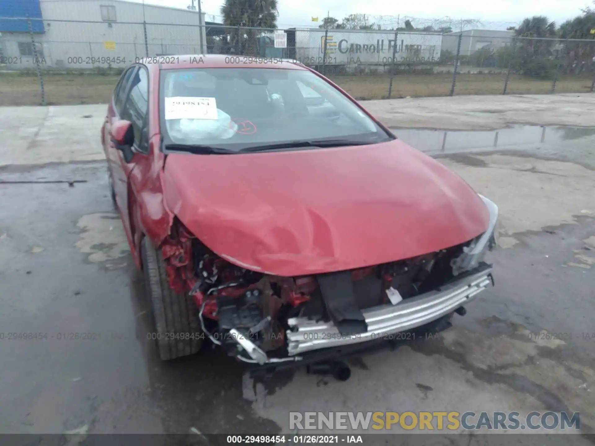 6 Photograph of a damaged car 5YFEPRAE8LP086684 TOYOTA COROLLA 2020