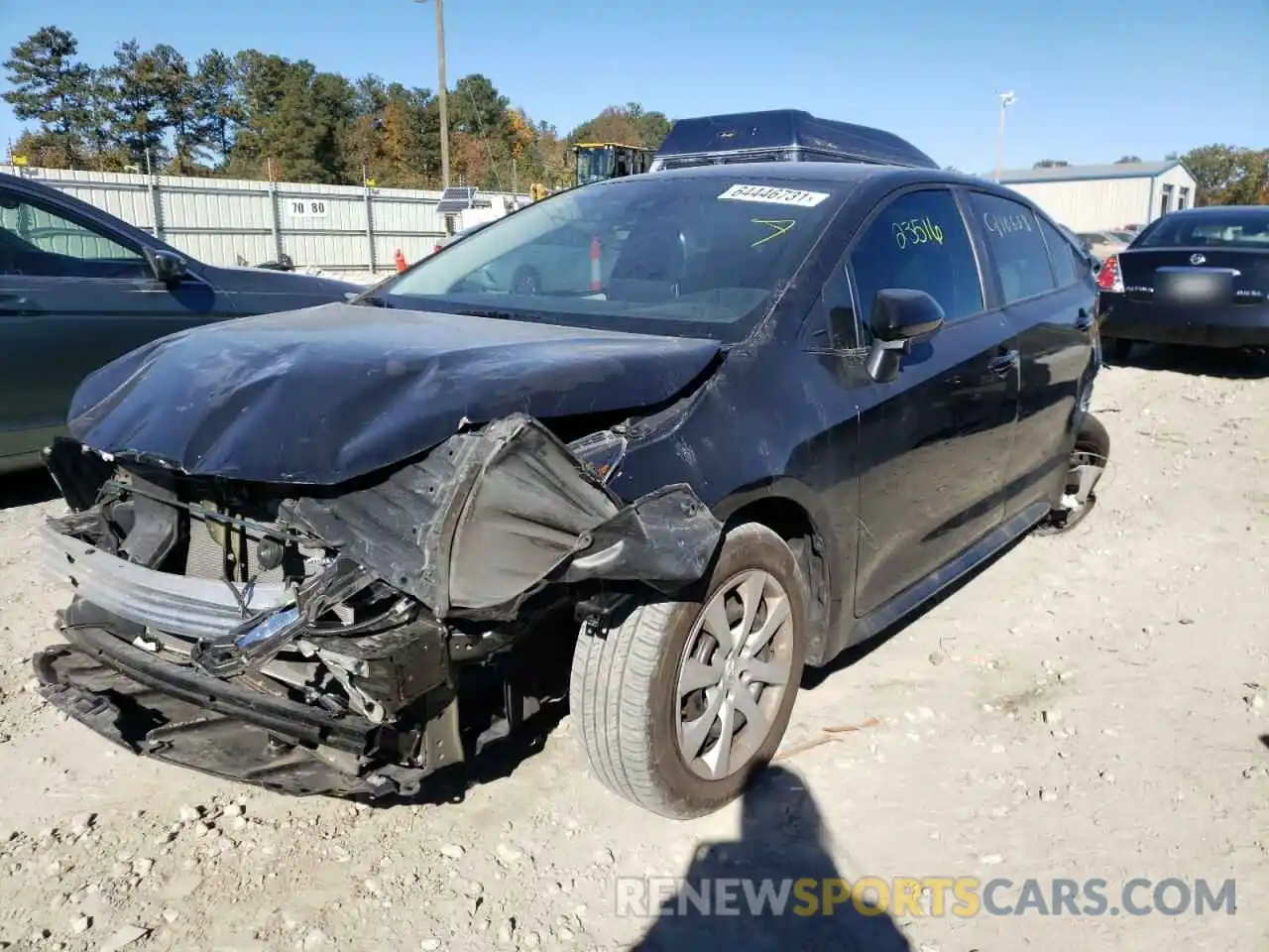 2 Photograph of a damaged car 5YFEPRAE8LP087754 TOYOTA COROLLA 2020