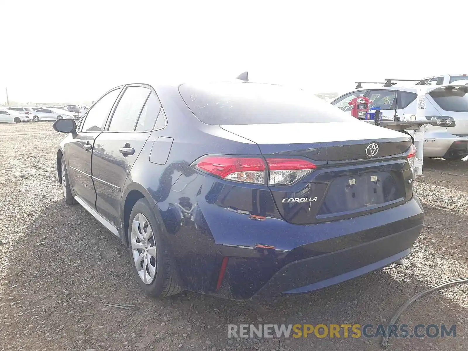 3 Photograph of a damaged car 5YFEPRAE8LP088323 TOYOTA COROLLA 2020