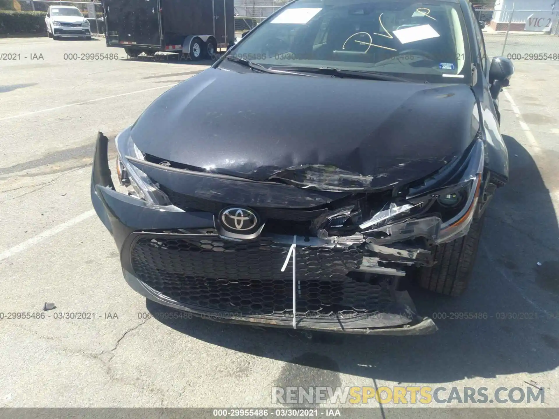 6 Photograph of a damaged car 5YFEPRAE8LP088533 TOYOTA COROLLA 2020