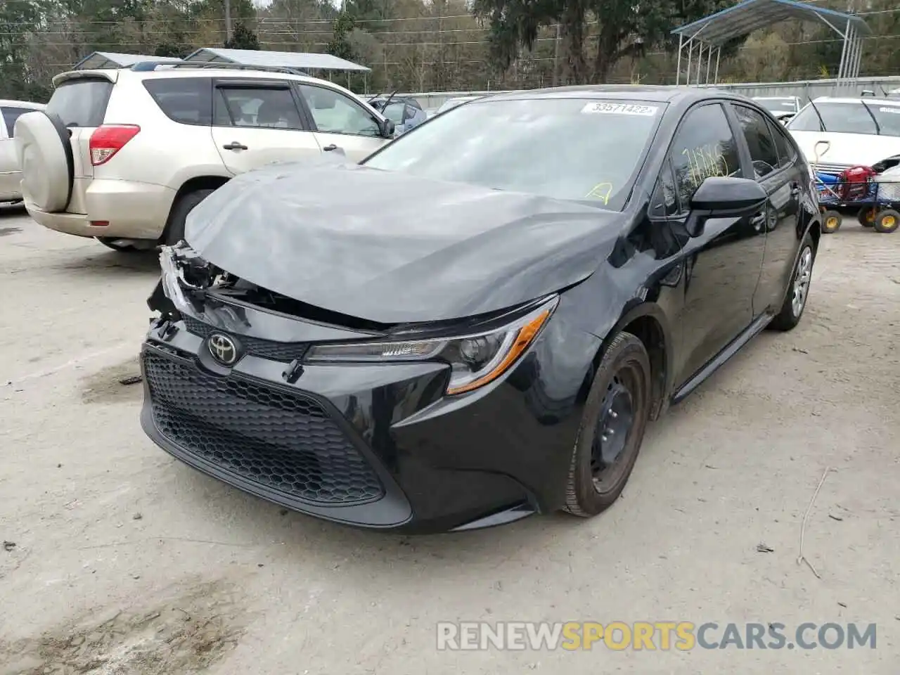 2 Photograph of a damaged car 5YFEPRAE8LP088693 TOYOTA COROLLA 2020