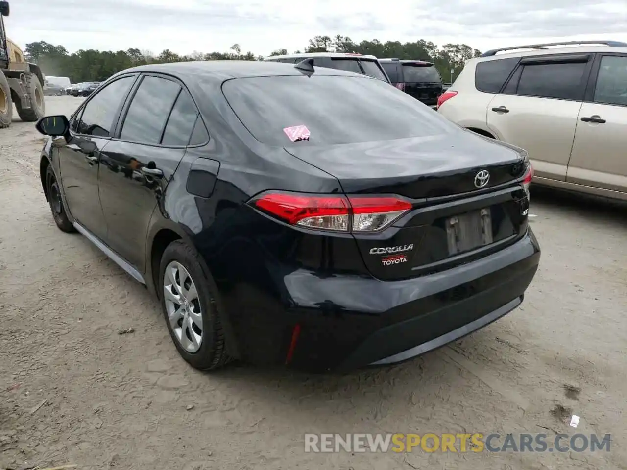 3 Photograph of a damaged car 5YFEPRAE8LP088693 TOYOTA COROLLA 2020