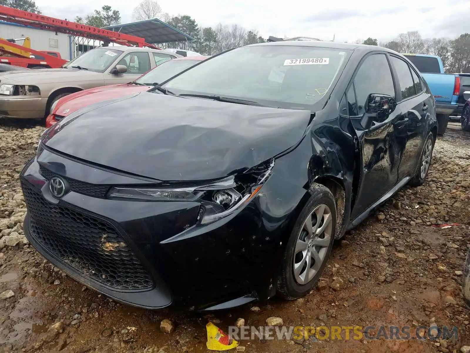 2 Photograph of a damaged car 5YFEPRAE8LP089472 TOYOTA COROLLA 2020