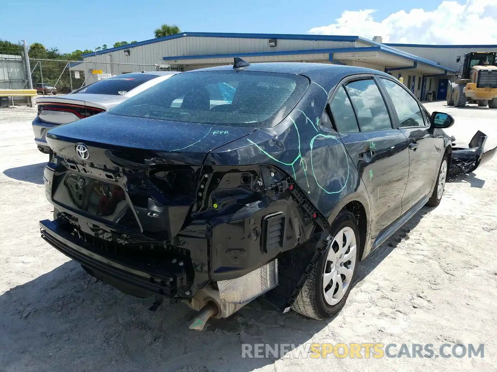 4 Photograph of a damaged car 5YFEPRAE8LP090444 TOYOTA COROLLA 2020