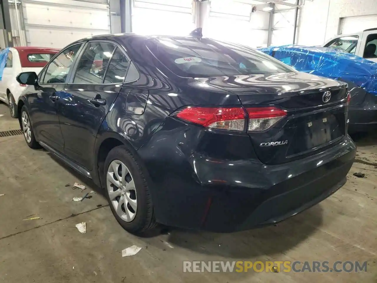 3 Photograph of a damaged car 5YFEPRAE8LP090668 TOYOTA COROLLA 2020