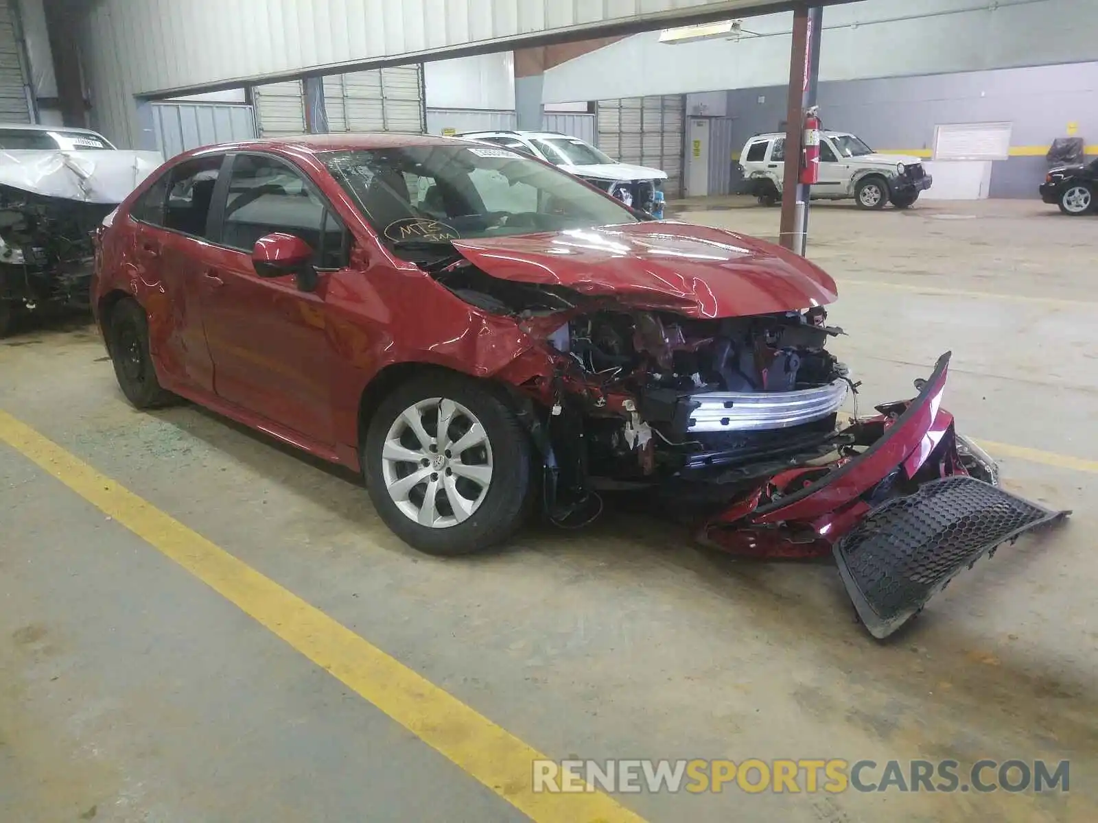 9 Photograph of a damaged car 5YFEPRAE8LP091061 TOYOTA COROLLA 2020