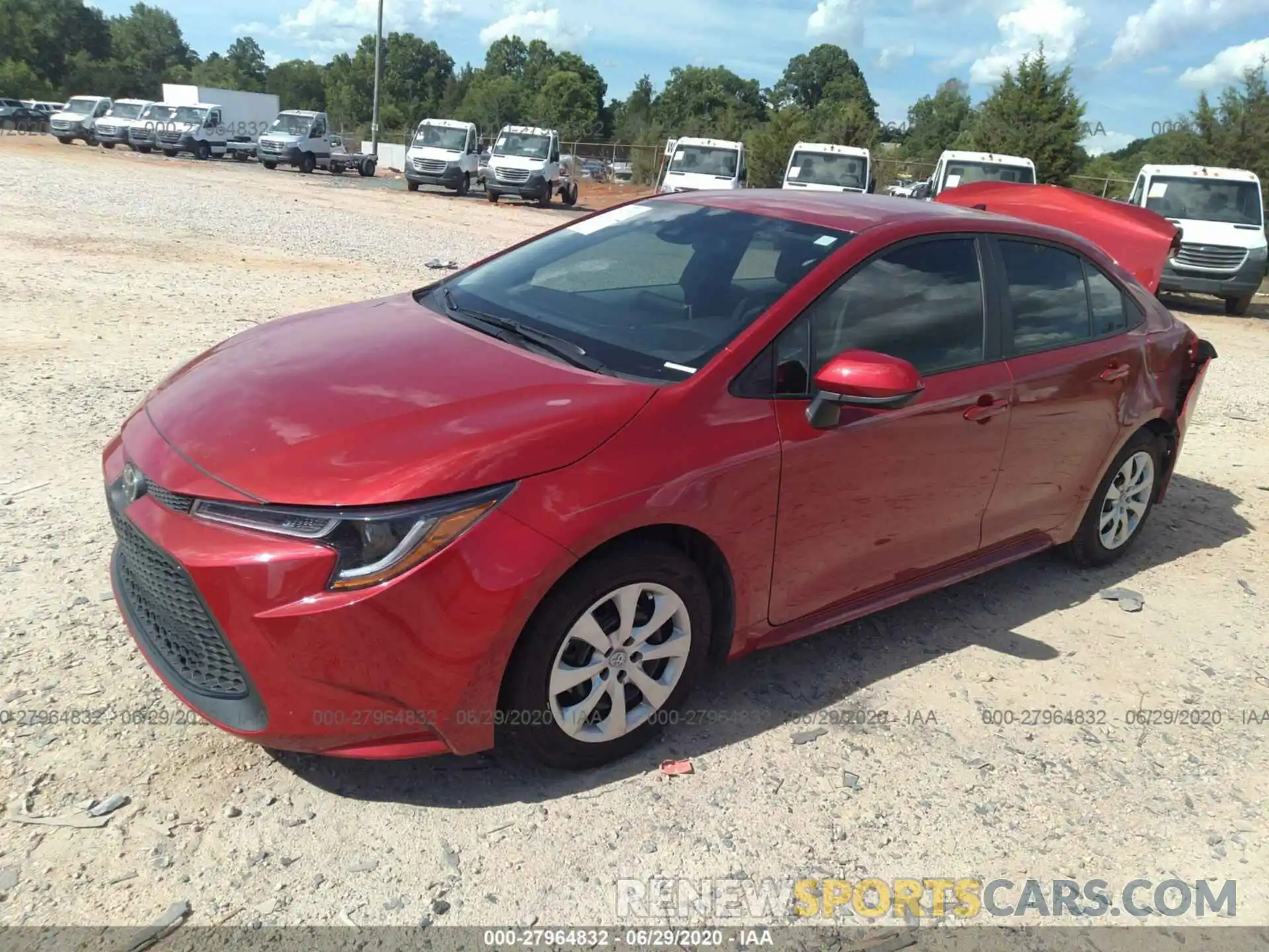 2 Photograph of a damaged car 5YFEPRAE8LP092100 TOYOTA COROLLA 2020