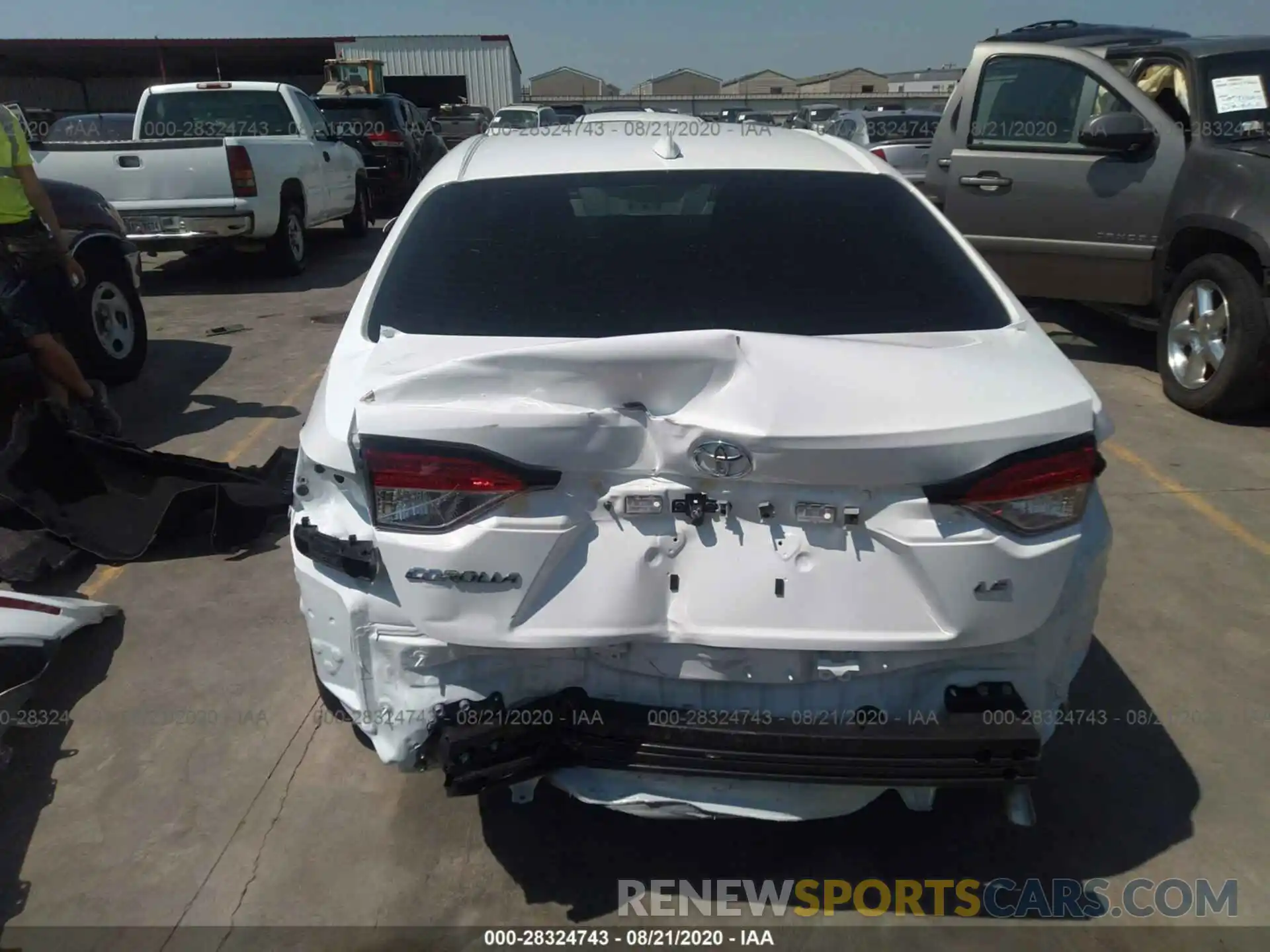 6 Photograph of a damaged car 5YFEPRAE8LP092744 TOYOTA COROLLA 2020