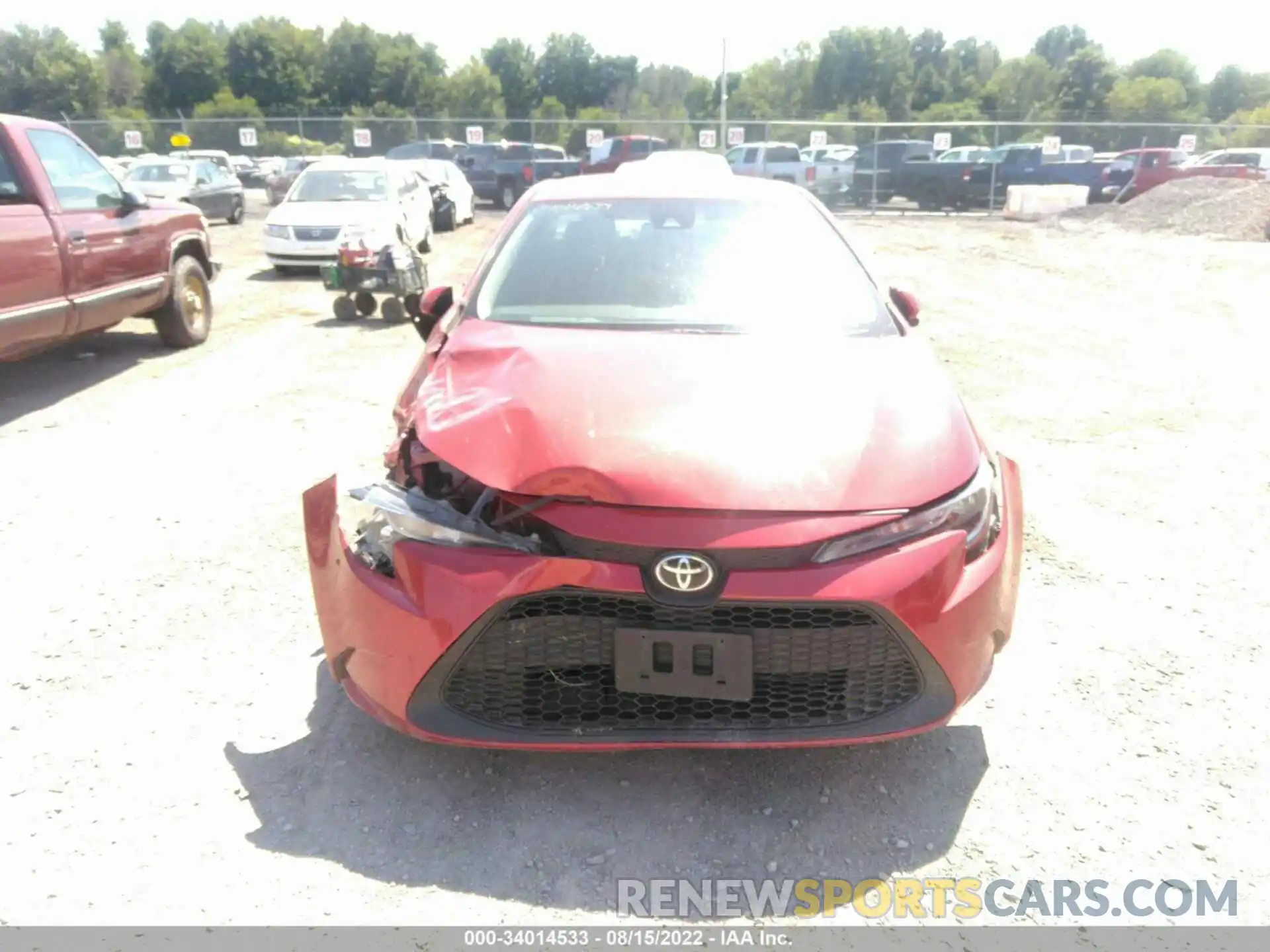 6 Photograph of a damaged car 5YFEPRAE8LP093313 TOYOTA COROLLA 2020