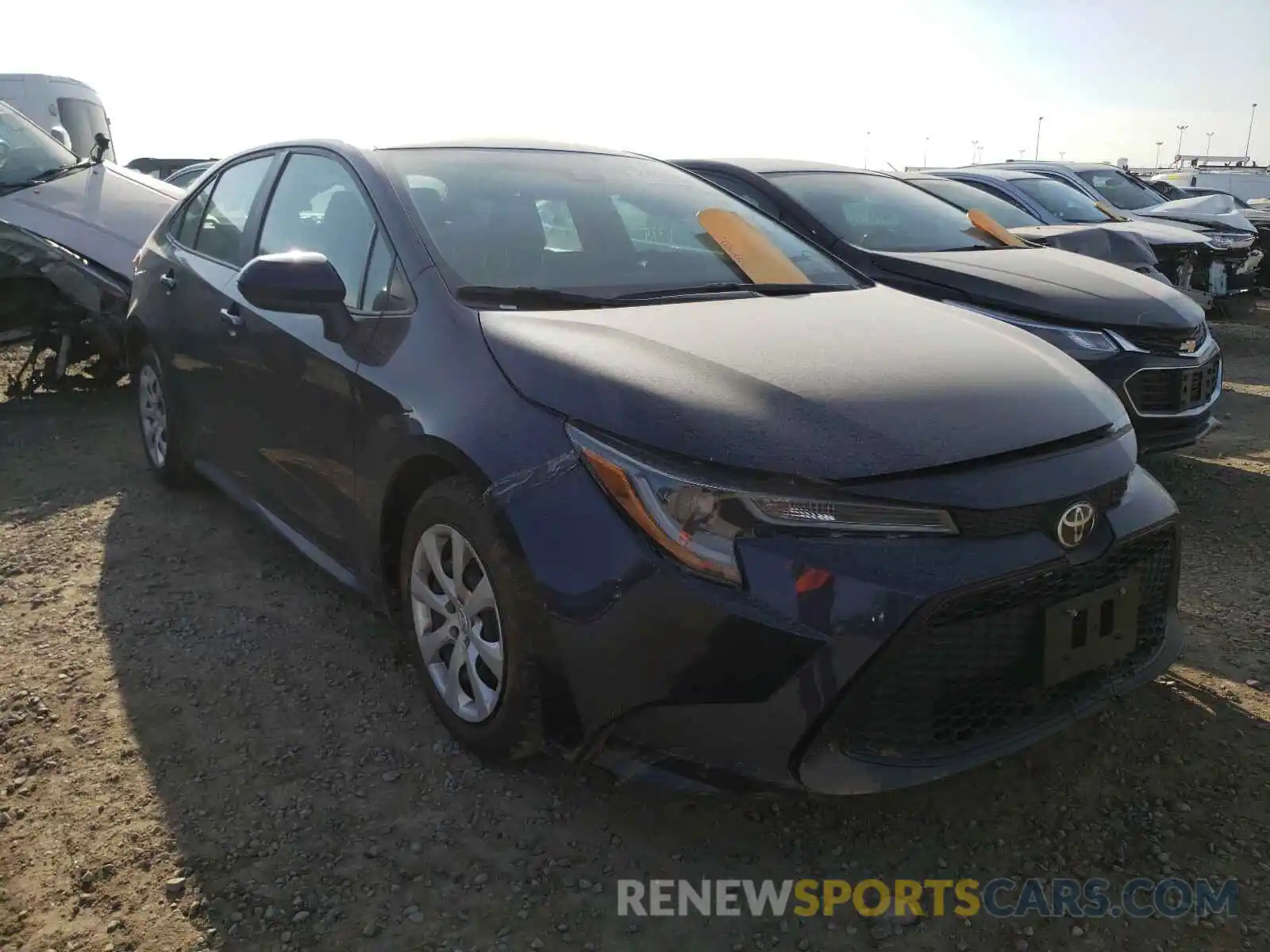 1 Photograph of a damaged car 5YFEPRAE8LP094090 TOYOTA COROLLA 2020