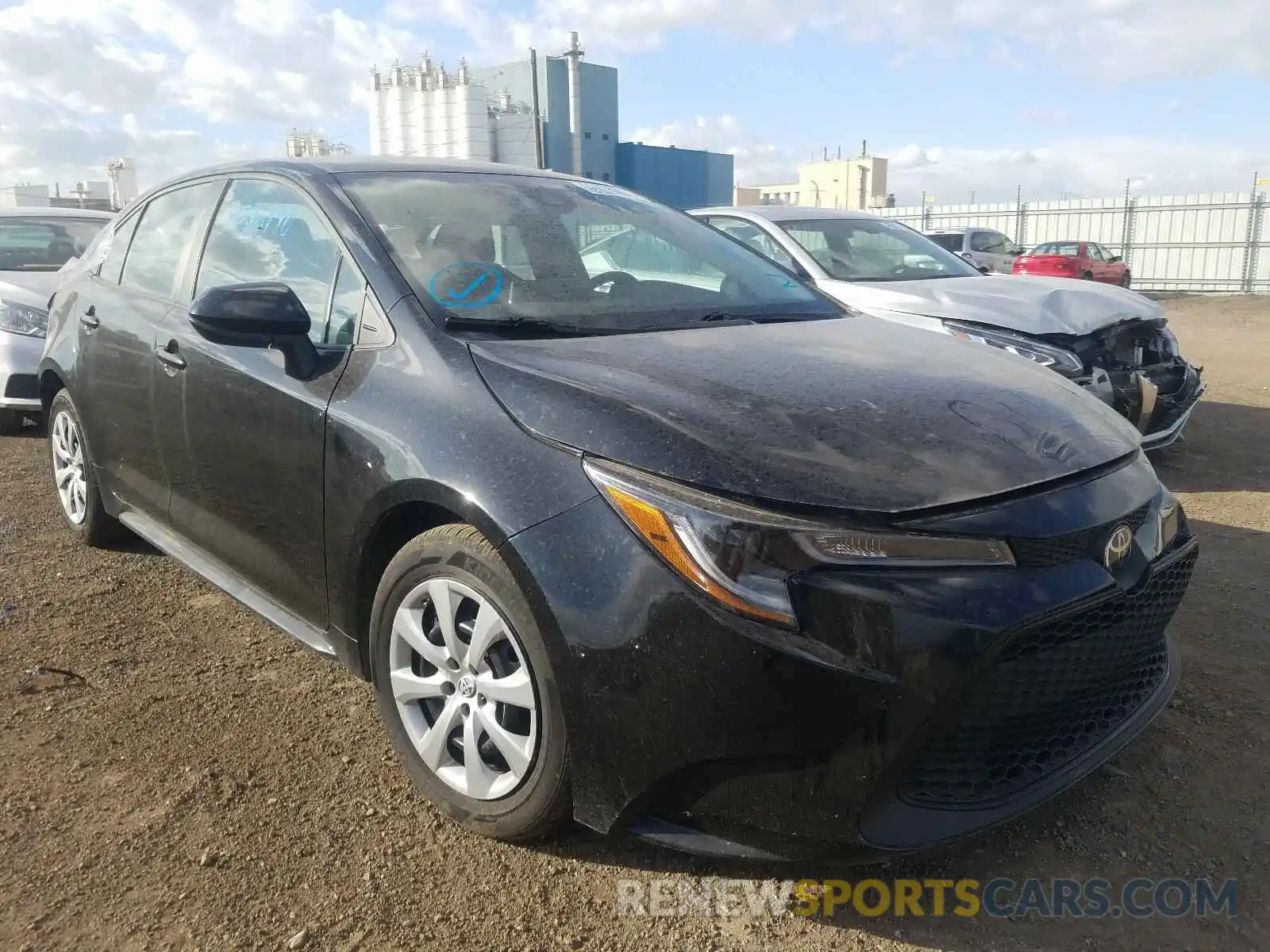 1 Photograph of a damaged car 5YFEPRAE8LP094364 TOYOTA COROLLA 2020