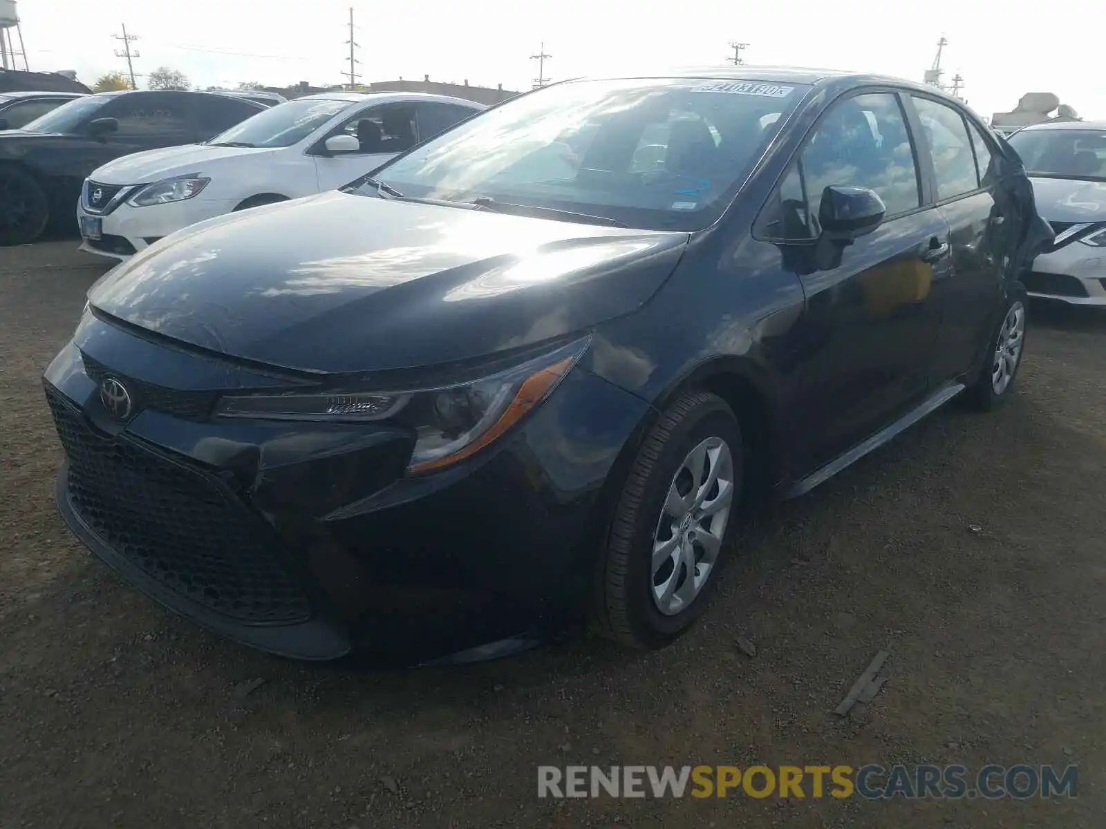 2 Photograph of a damaged car 5YFEPRAE8LP094364 TOYOTA COROLLA 2020