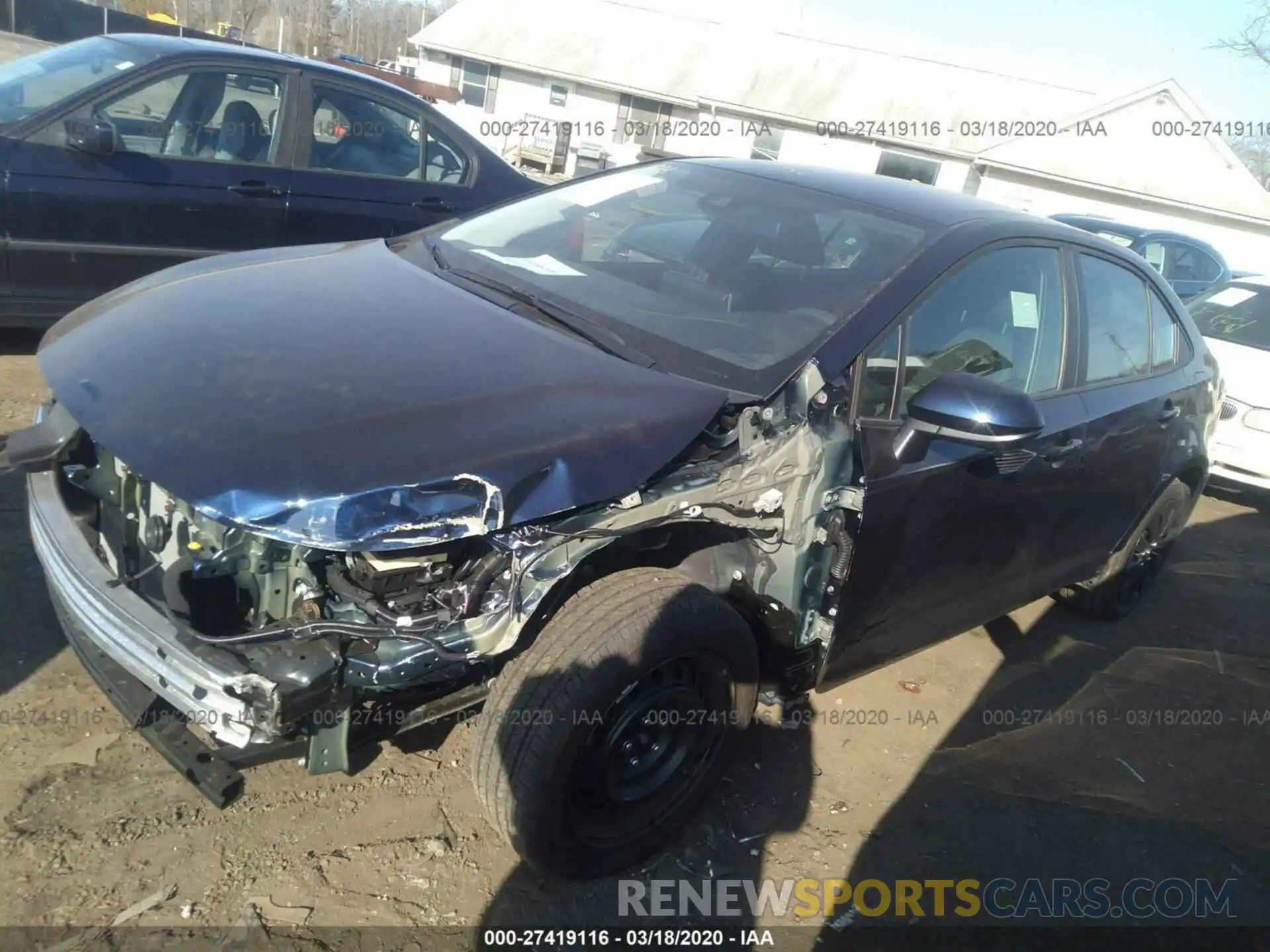 2 Photograph of a damaged car 5YFEPRAE8LP095563 TOYOTA COROLLA 2020