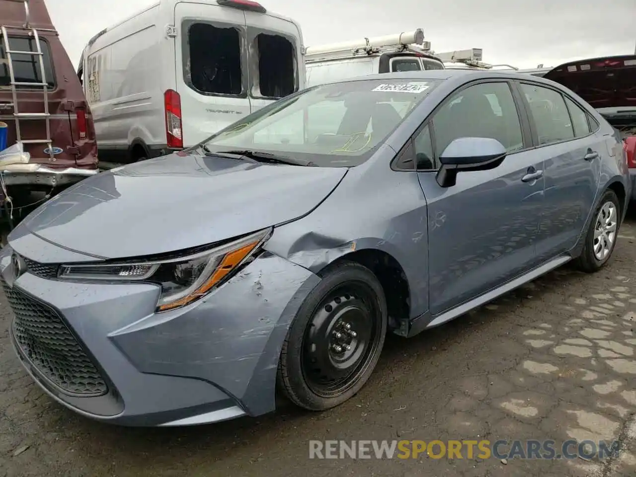 9 Photograph of a damaged car 5YFEPRAE8LP095577 TOYOTA COROLLA 2020