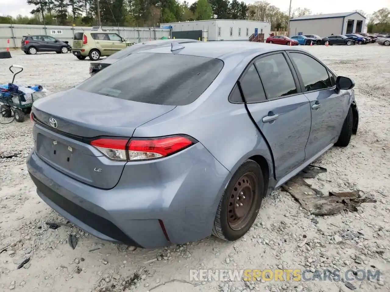 4 Photograph of a damaged car 5YFEPRAE8LP095756 TOYOTA COROLLA 2020